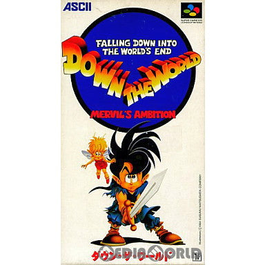 新品　ダウン・ザ・ワールド スーパーファミコン SFC レトロ　ソフト 中古即納】[SFC]ダウン・ザ・ワールド アスキー