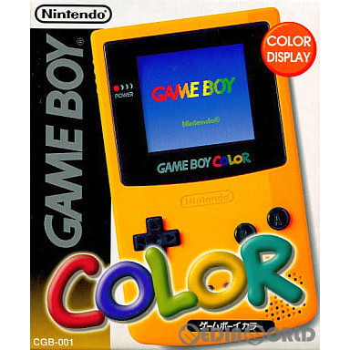 中古即納】[GBC](本体)ゲームボーイカラー GAMEBOY COLOR イエロー(CGB