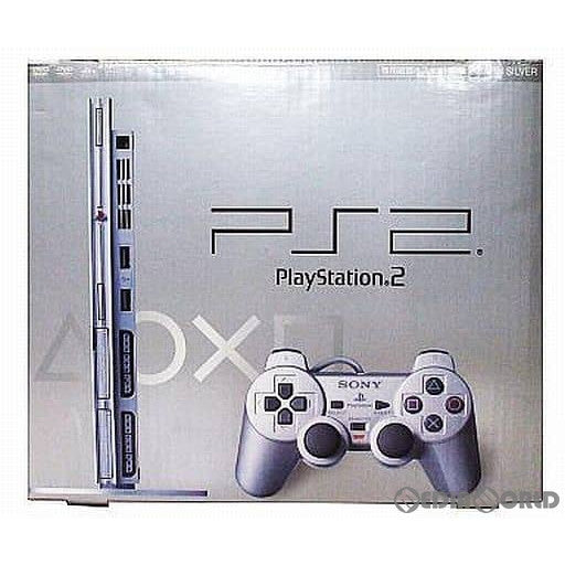 PS2](本体)プレイステーション2 PlayStation2 サテン・シルバー(SCPH-75000SSS)