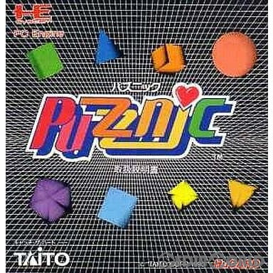PCエンジン　MENKO CARD 6枚セット　HUNDSON SOFT 中古即納】[PCE]Puzznic(パズニック)(Huカード)