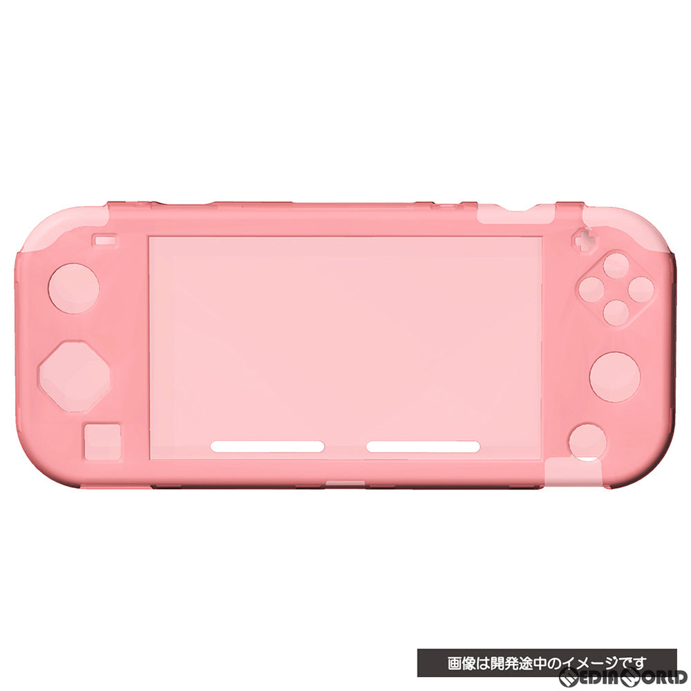 中古即納】[ACC][Switch]CYBER・プレミアムプロテクトカバー(SWITCH Lite用)(スイッチライト用) クリアコーラル  サイバーガジェット(CY-NSLPRPC-CR)