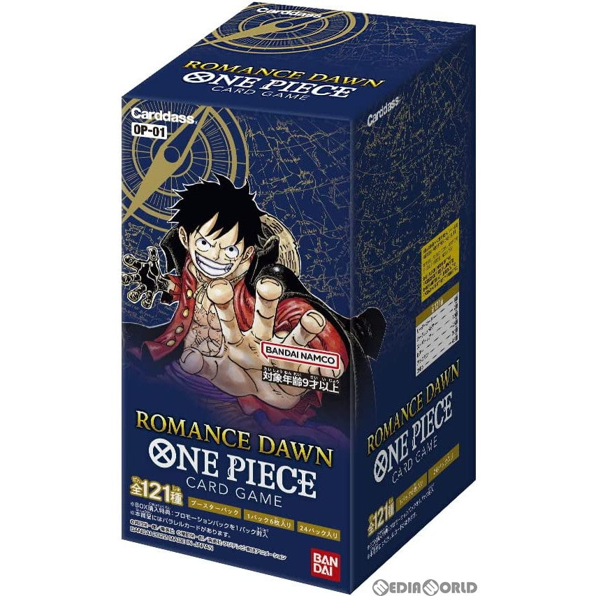 【予約前日出荷】[BOX][TCG](再販)ONE PIECE(ワンピース) カードゲーム ROMANCE  DAWN(ロマンスドーン)(OP-01)(24パック)(2023年8月上旬)