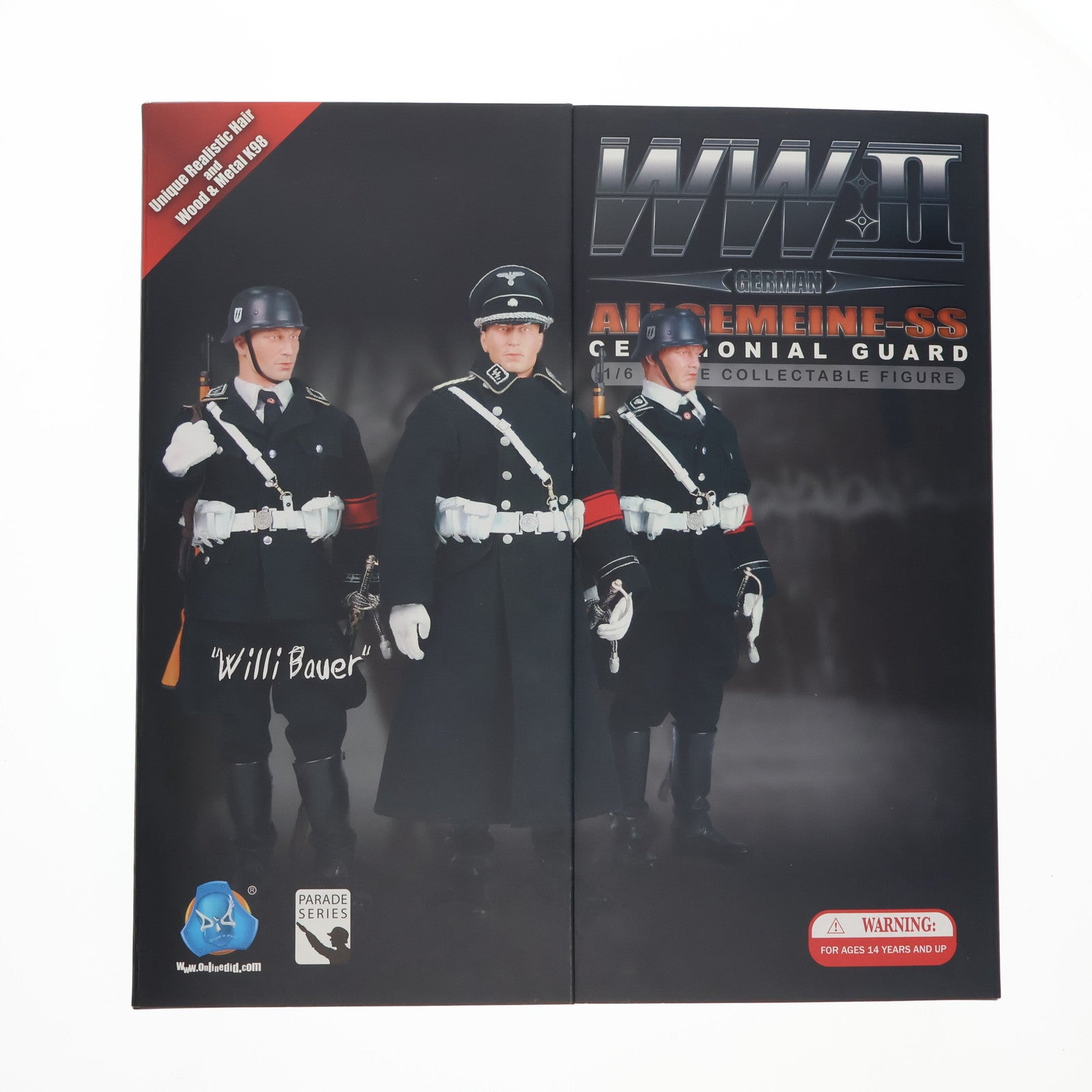 BAUER - パレードシリーズ ヴィリィ・バウアー WWII アルゲマイネSS(一般親衛隊) 1/6 完成品 アクションフィギュア(D80040) DID 中古即納】[FIG]ヴィリィ・バウアー WWII アルゲマイネSS(一般親衛隊