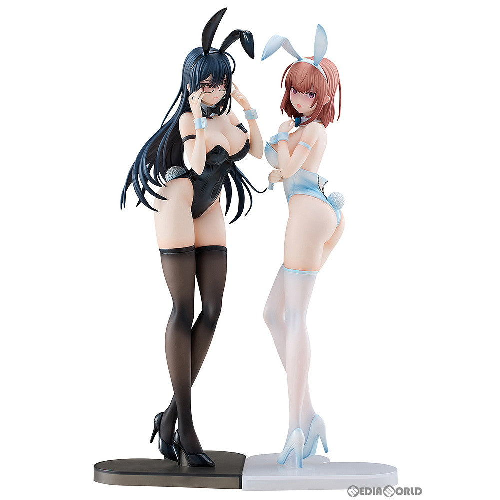 【新品即納】[FIG]黒バニー葵&白バニー夏芽(あおい&なつめ) 2体セット 限定バージョン イコモチ オリジナルキャラクター 1/6 完成品  フィギュア ENSOUTOYS(エンソウトイズ)/グッドスマイルカンパニー(20231217)