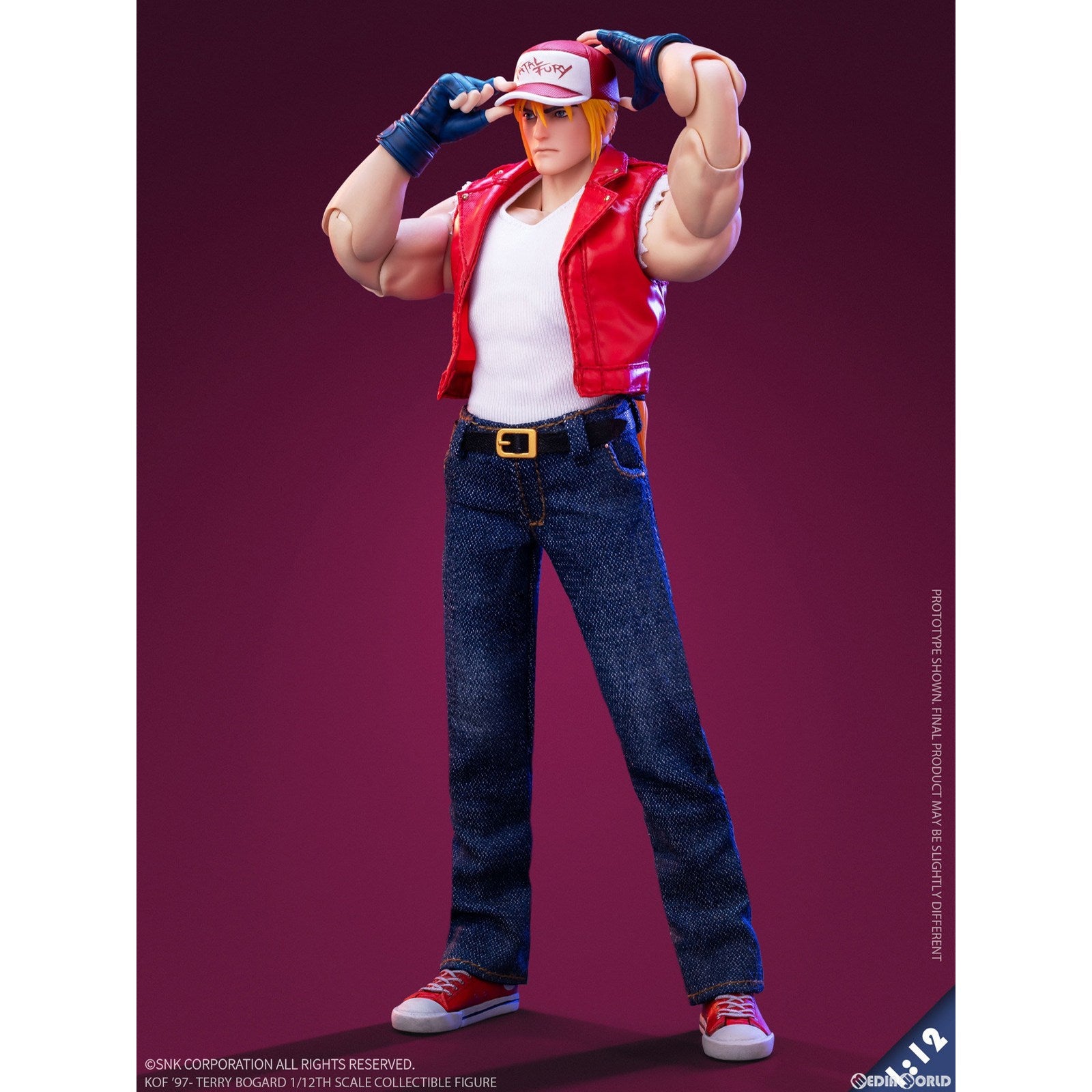 【新品即納】[FIG]テリー・ボガード THE KING OF FIGHTERS '97(ザ・キング・オブ・ファイターズ97) 1/12 完成品  可動フィギュア(TS-XZZ-005) タンシスタジオ(20240630)