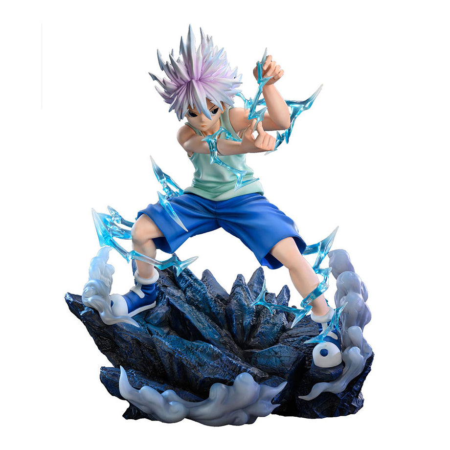 【予約安心出荷】[FIG]ハンター×ハンター スタチューシリーズ キルア=ゾルディック HUNTER×HUNTER 組立キット フィギュア  プレックス(2024年12月)