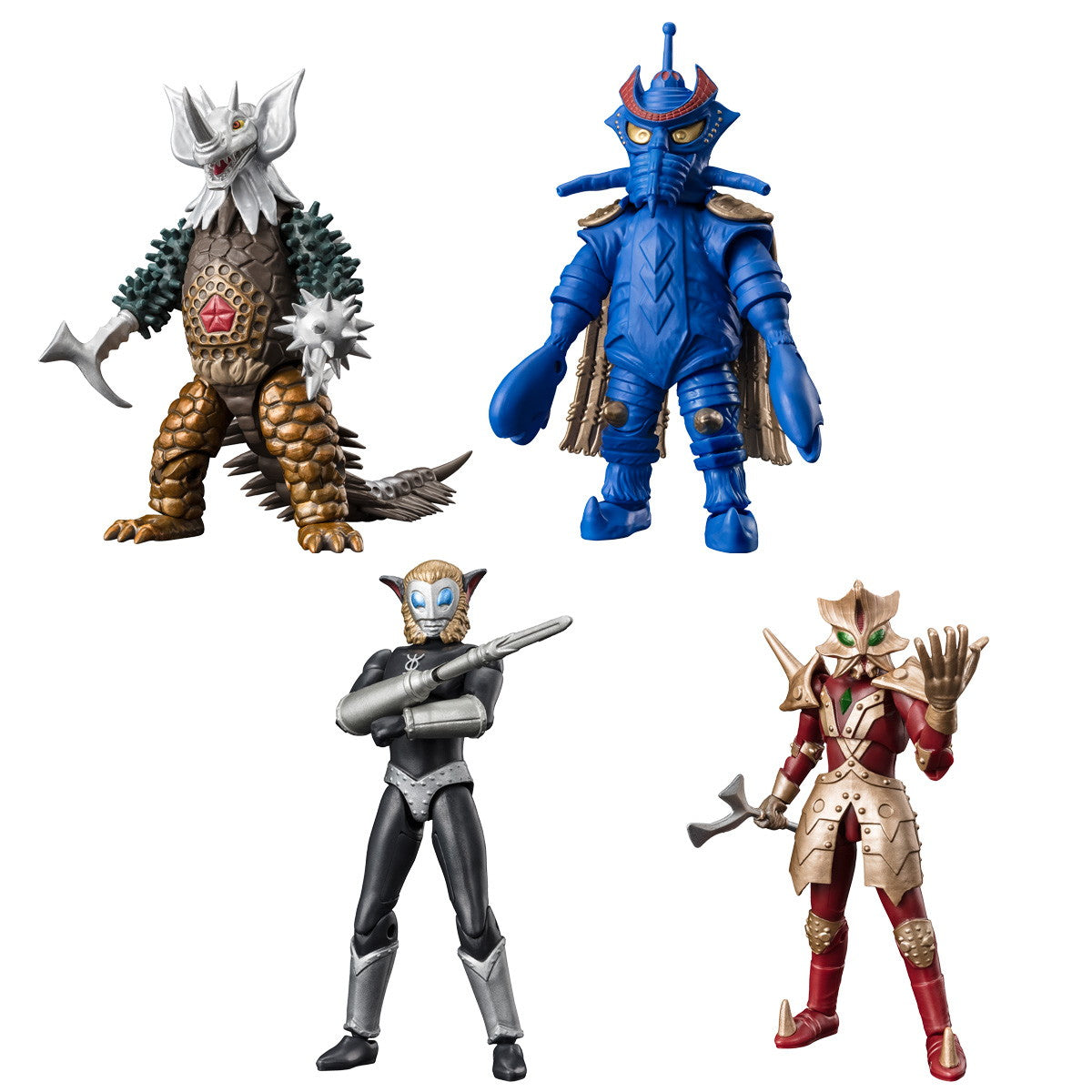 予約安心出荷】[FIG](BOX)(食玩)超動αウルトラ怪獣3 ウルトラマンシリーズ 可動フィギュア(4個) バンダイ