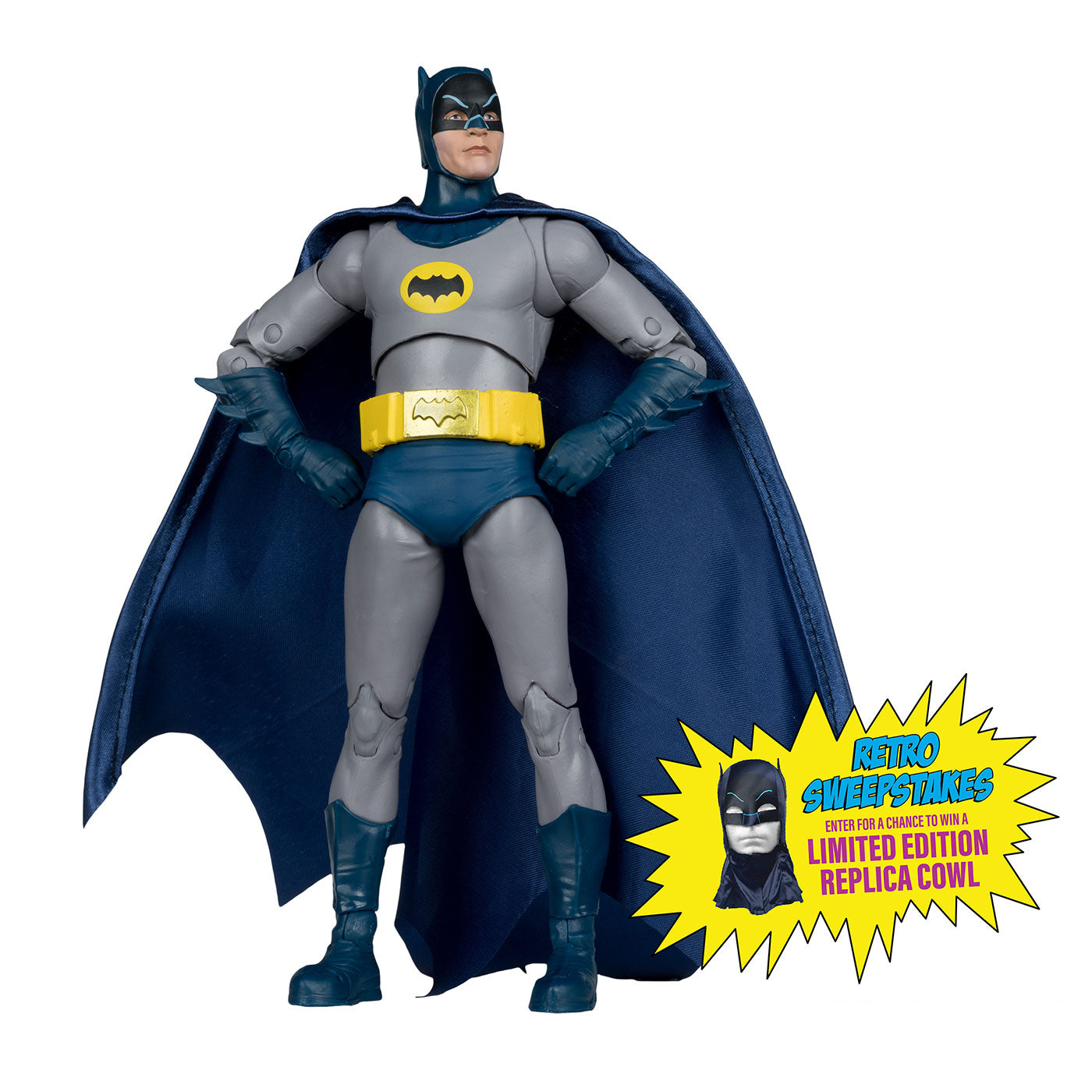 【新品即納】[FIG]DCマルチバース #291 バットマン[TVドラマ『バットマン 1966年TVシリーズ』] DCコミックス 完成品  7インチ・アクションフィギュア マクファーレン・トイズ(20240930)