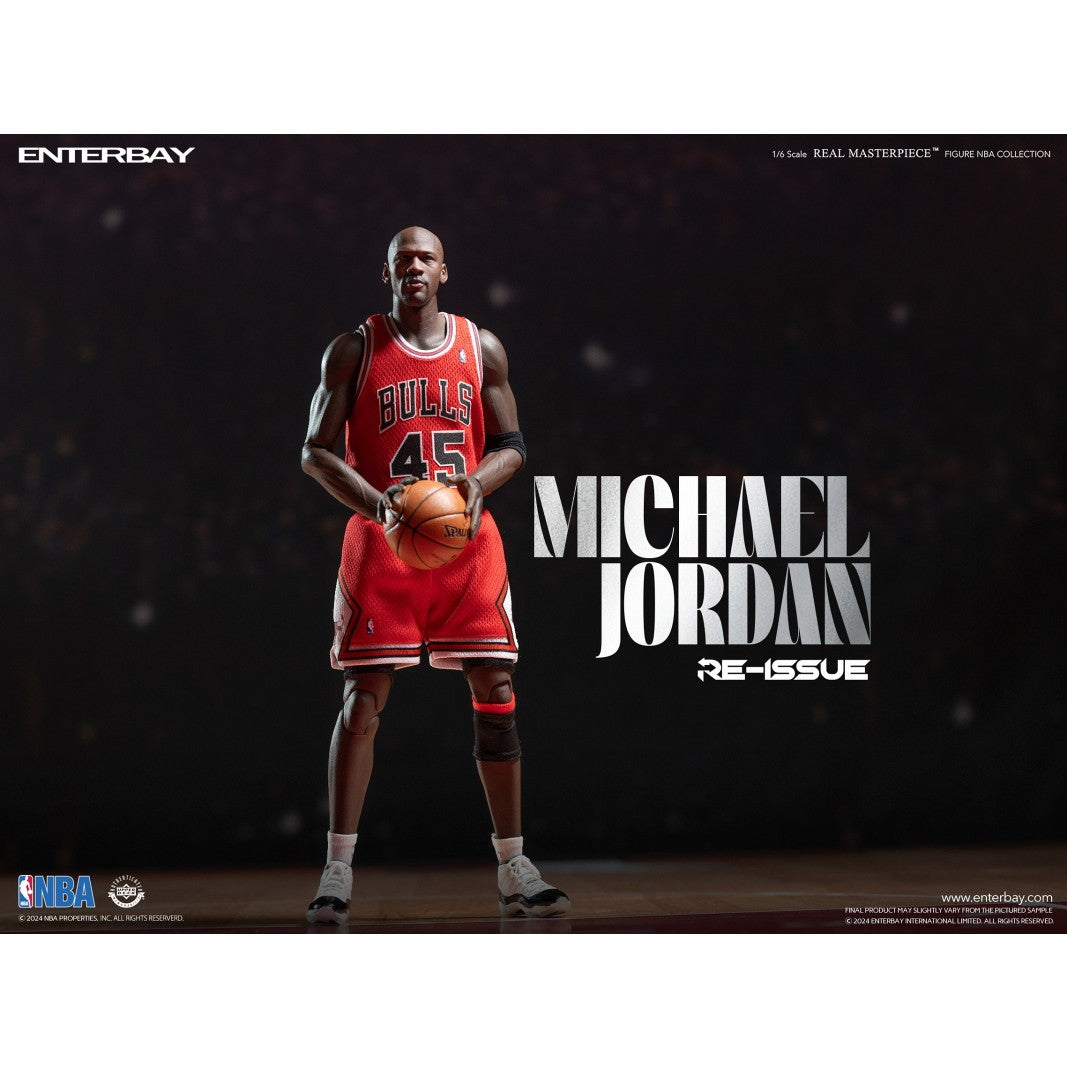 【予約安心出荷】[FIG](限定再販)リアルマスターピース NBAコレクション マイケル・ジョーダン I'm BACK #45 1/6 コレクティブル  フィギュア 完成品 可動フィギュア ENTERBAY(エンターベイ)(2025年2月)