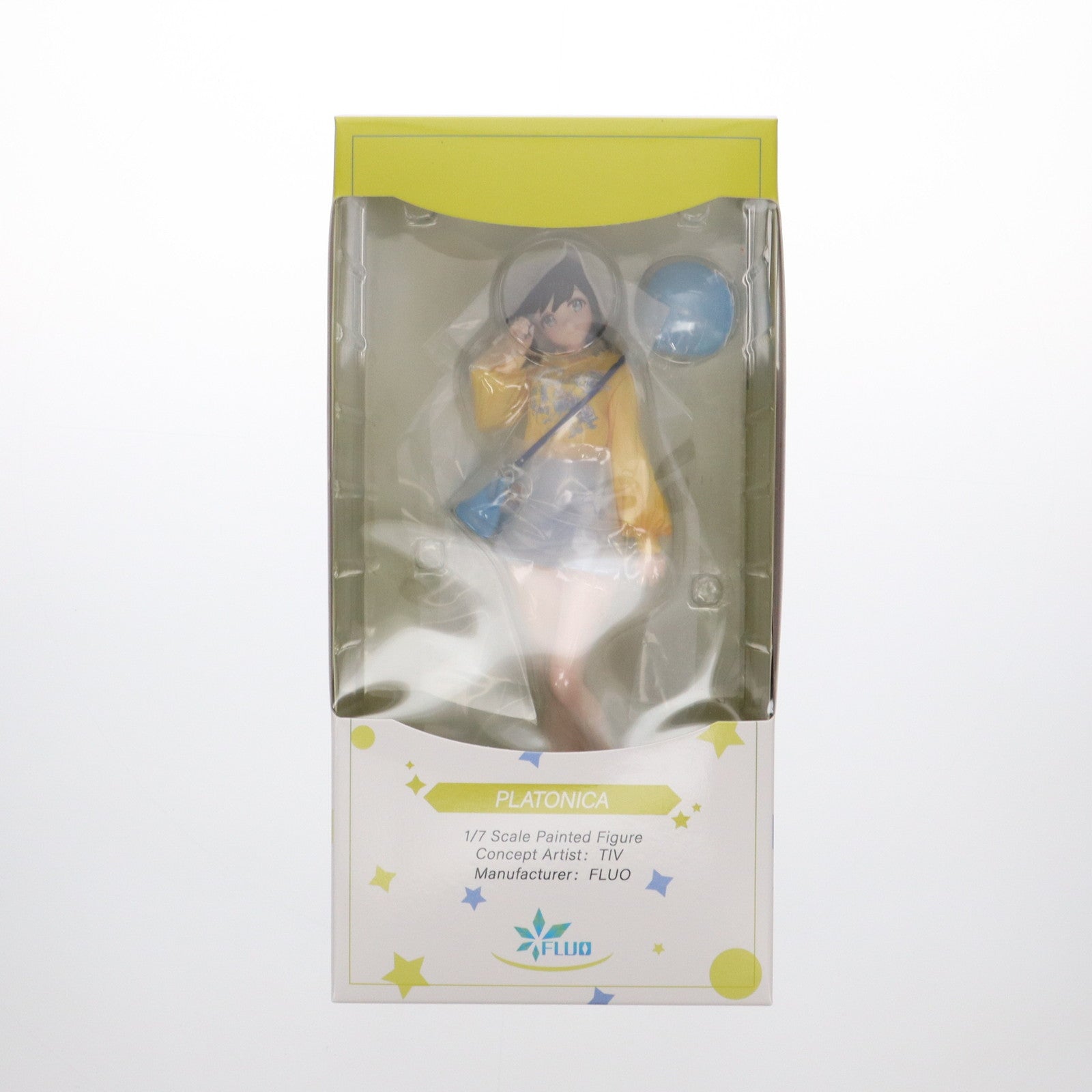 ベレー帽付属 PLATONICA Illustrated by Tiv 1/7 完成品 フィギュア FLUO(フルオ) 中古即納】[FIG]ベレー帽付属 PLATONICA Illustrated by Tiv 1/7