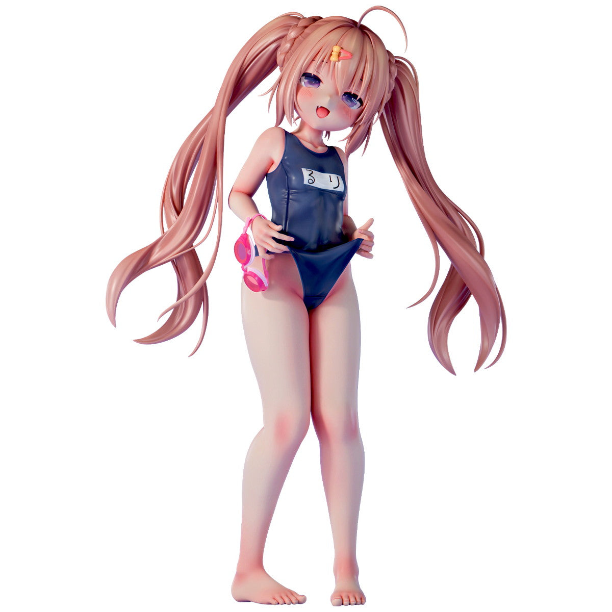 ぴよ寺むちゃ るりちゃん すくみずきゅっver. フィギュア B'full 新品即納】[FIG]ぴよ寺むちゃ「るりちゃん」すくみずきゅっver. 1/5