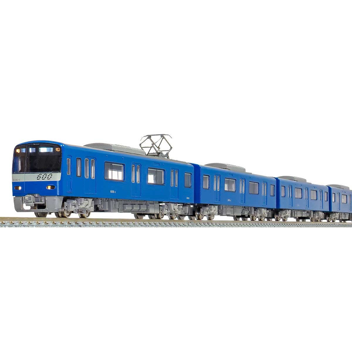 新品即納】[RWM]50066 京急600形(更新車・KEIKYU BLUE SKY TRAIN・行先点灯・マークなし) 8両編成セット(動力付き)  Nゲージ 鉄道模型 GREENMAX(グリーンマックス)