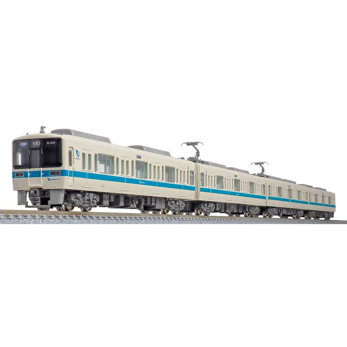 【新品即納】[RWM]31732 小田急8000形(更新車・8060編成) 増結4両編成セット(動力無し) Nゲージ 鉄道模型  GREENMAX(グリーンマックス)(20230707)