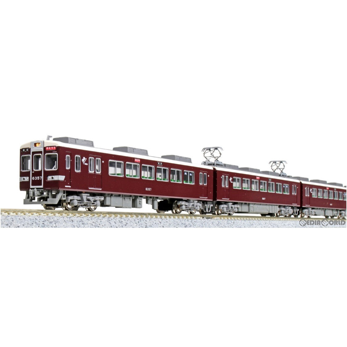 【新品】【お取り寄せ】[RWM]10-1825 阪急6300系(小窓あり) 4両基本セット(動力付き) Nゲージ 鉄道模型  KATO(カトー)(20230831)