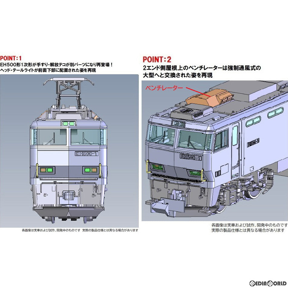 【予約安心出荷】[RWM]7186 JR EH500形電気機関車(1次形)(動力付き) Nゲージ 鉄道模型 TOMIX(トミックス)(2024年5月)