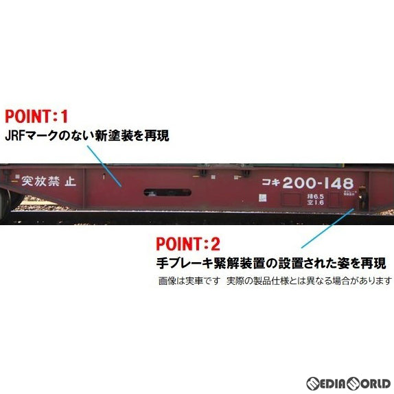 【予約安心出荷】[RWM]8752 JR貨車 コキ200形(新塗装・2両セット)(動力無し) Nゲージ 鉄道模型 TOMIX(トミックス)(2024年5月)
