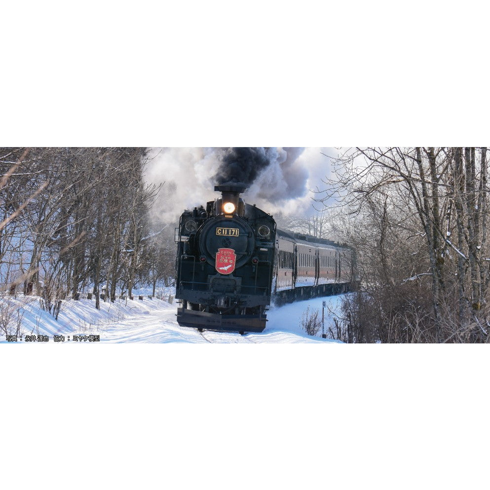 KATO C11 171 + 14系「SL冬の湿原号」【新品,未使用品】 N) 10-1958 C11 171+14系500番台「SL冬の湿原号」 6両セット【特別企画