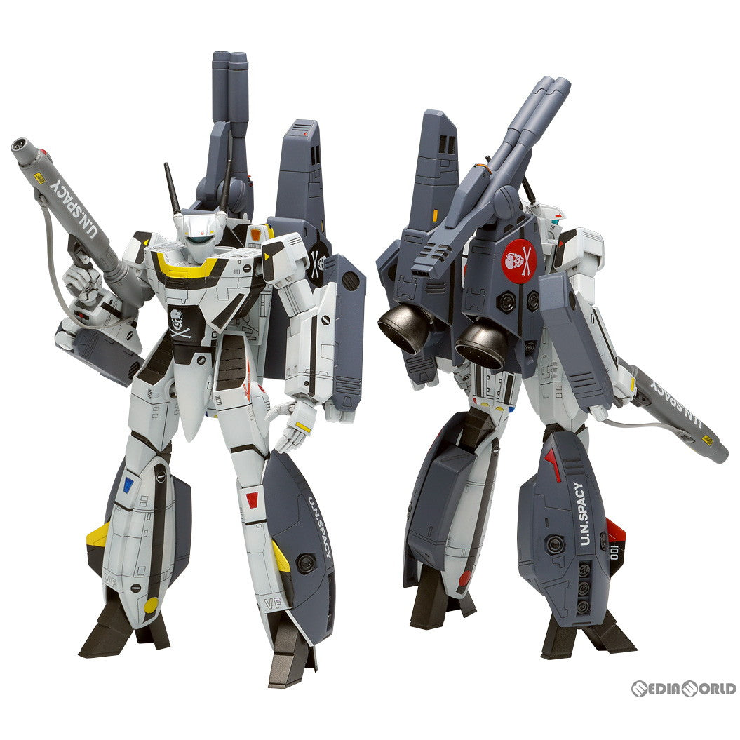 【新品】【お取り寄せ】[PTM] 1/100 VF-1S ストライクバルキリー[バトロイド] 一条輝機、ロイ・フォッカー機 超時空要塞マクロス  愛・おぼえていますか プラモデル(MC-070) ウェーブ(WAVE) (20240731)