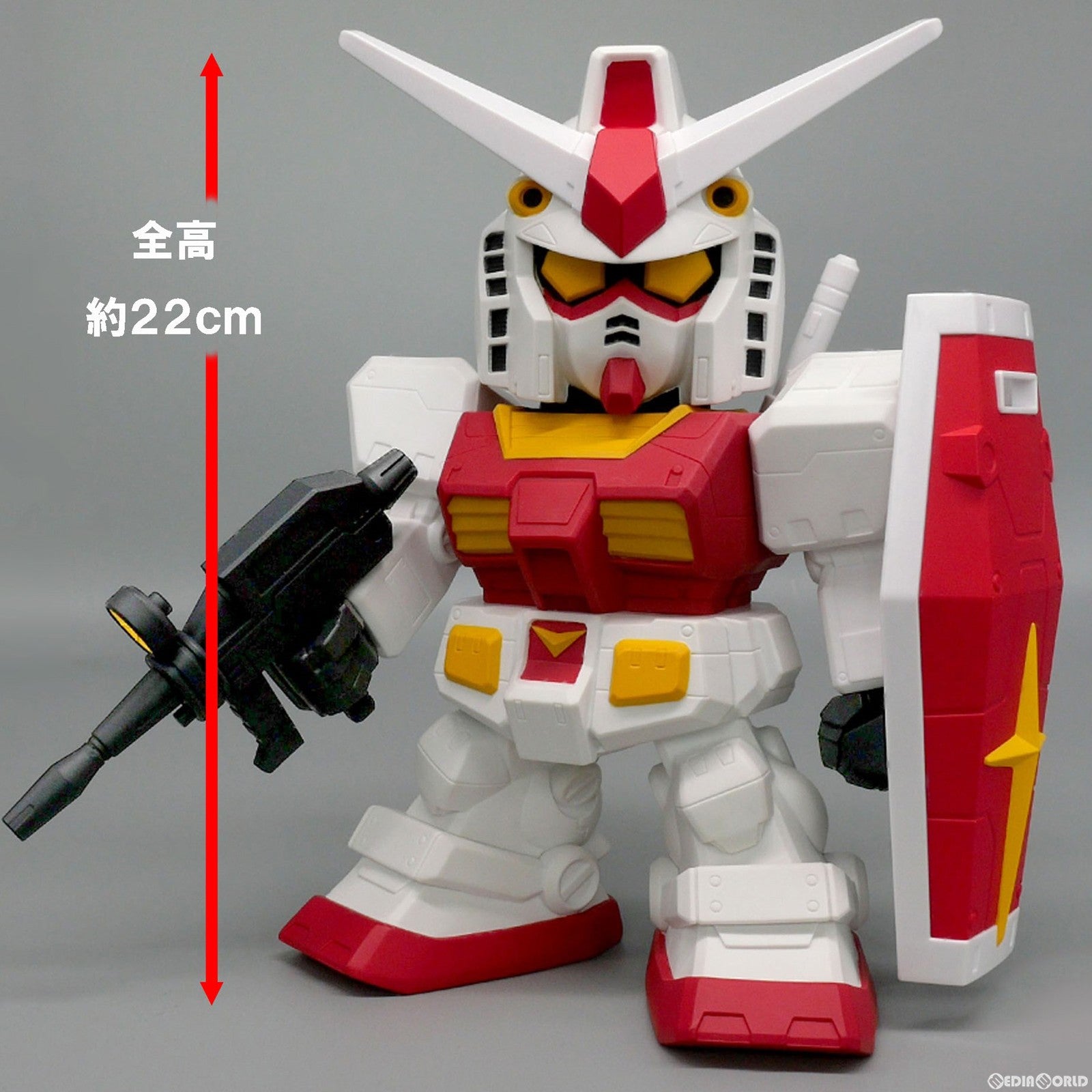 【新品即納】[SFT]ジャンボソフビフィギュアSD RX-78-2 SDガンダム 2PカラーVer. SD機動戦士ガンダム V作戦始動 完成品  ソフビフィギュア プレックス(20240117)