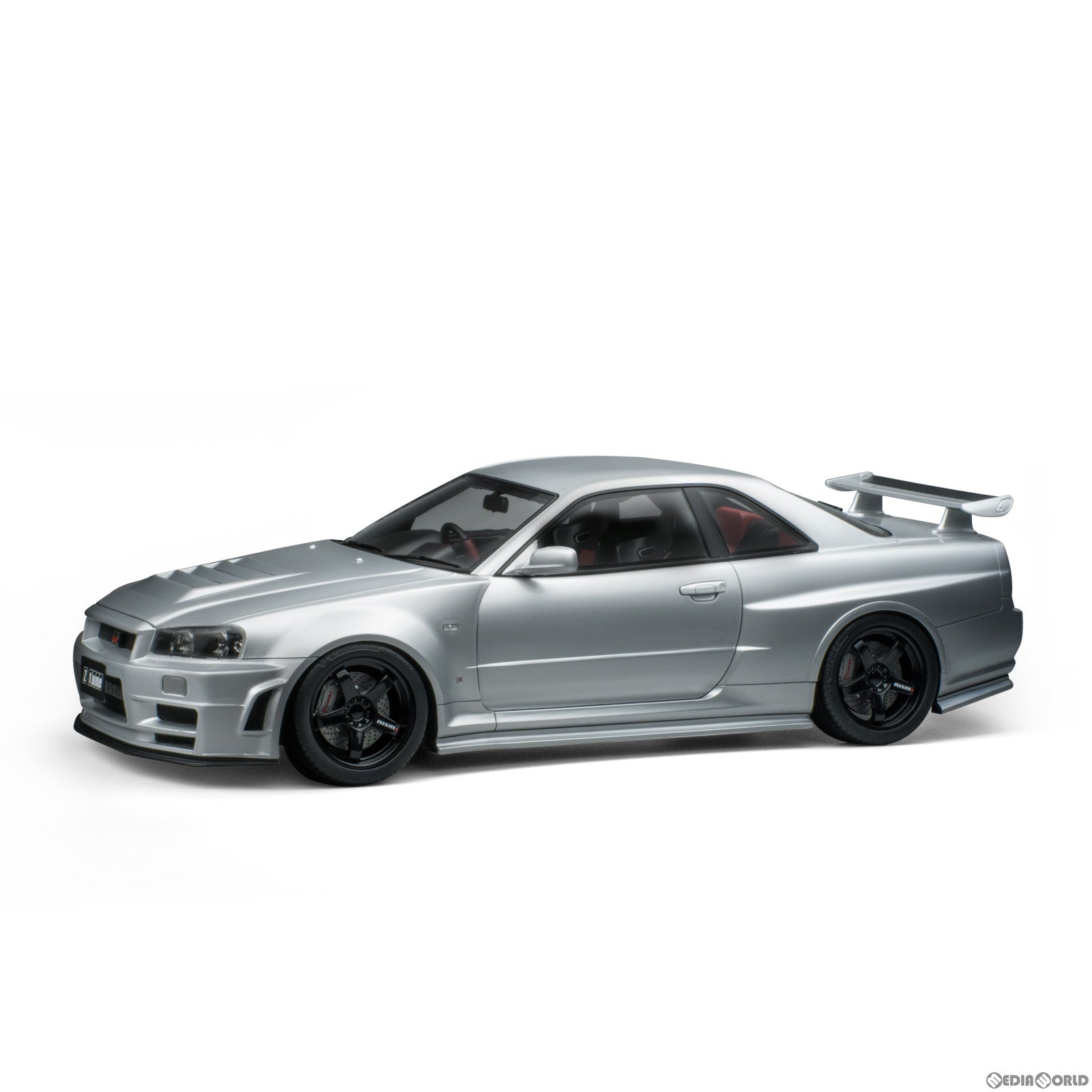 新品即納】[MDL]1/12 NISSAN GT-R Z-tune SILVER(RB26エンジン付き) 完成品  ミニカー(PR12-R34Z-SL01) POP RACE(ポップレース)