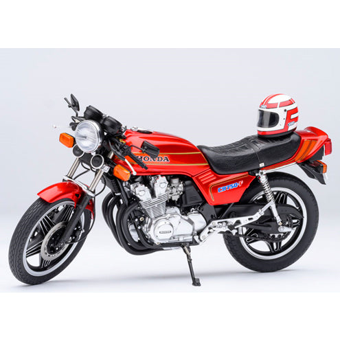 予約安心出荷】[MDL](再販) オートアート・コンポジットダイキャストモデル 1/12 ホンダ CB750F(レッド×ブラック)  「バリバリ伝説」(巨摩郡ヘルメット付属) 完成品 ミニカー(12561) AUTOart(オートアート)