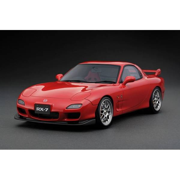 予約安心出荷】[MDL]1/18 MAZDA RX-7(FD3S) Spirit R Type A Red 完成品 ミニカー(IG3605)  ignition model(イグニッションモデル)