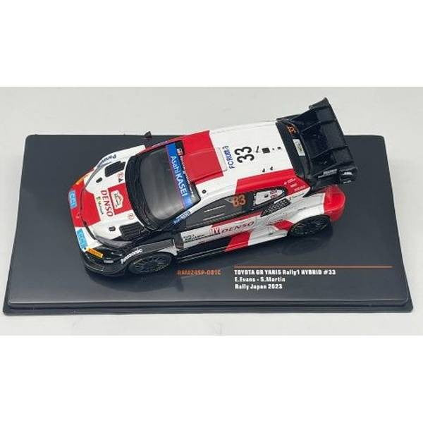 予約安心出荷】[MDL]1/43 トヨタ GR ヤリス Rally1 優勝 2023年ラリージャパン #33 E.Evans 完成品 ミニカー(RAM24SP-001C)  IXO Models(イクソモデルス)