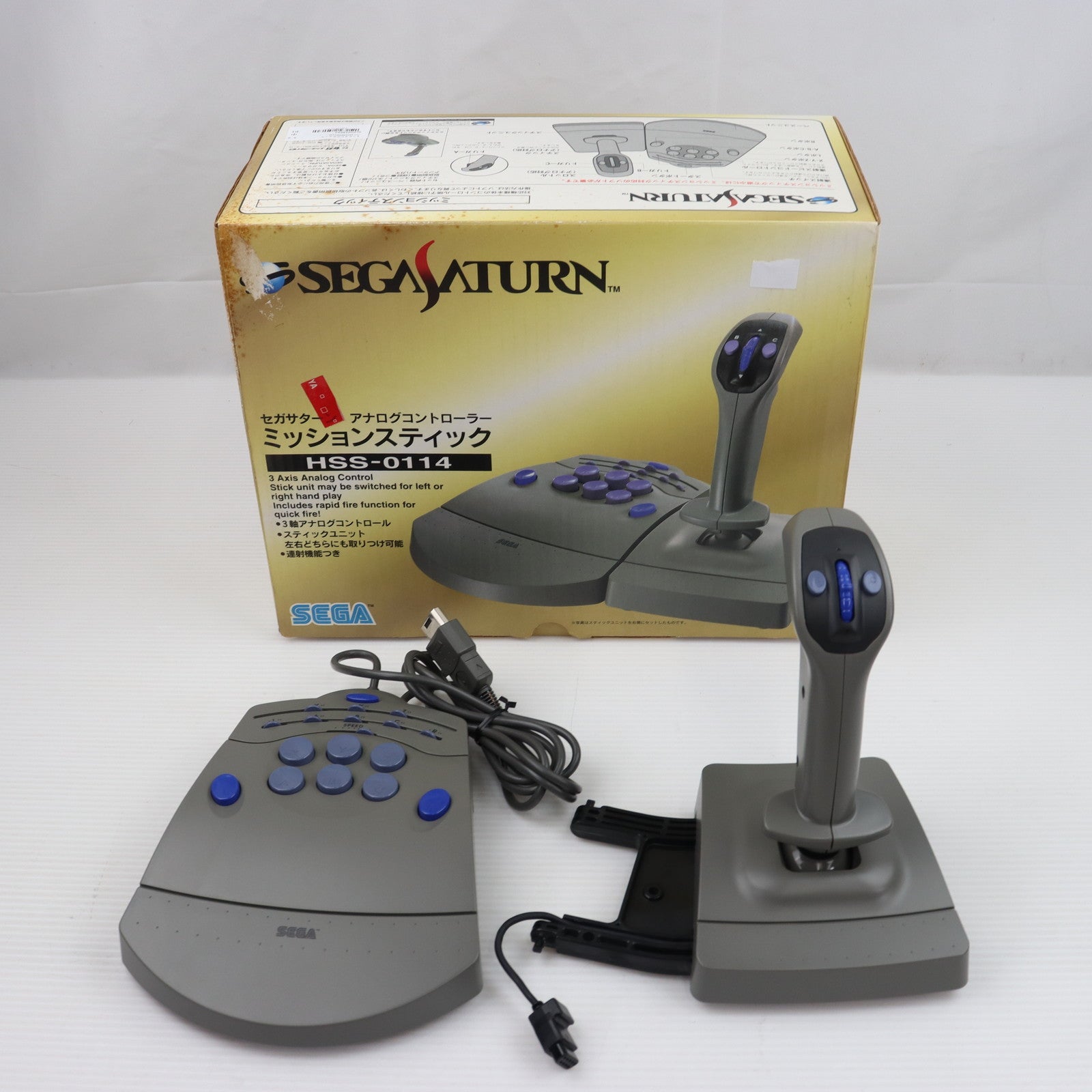 中古即納】[ACC][SS]ミッションスティック セガサターン アナログコントローラー セガ(HSS-0114)