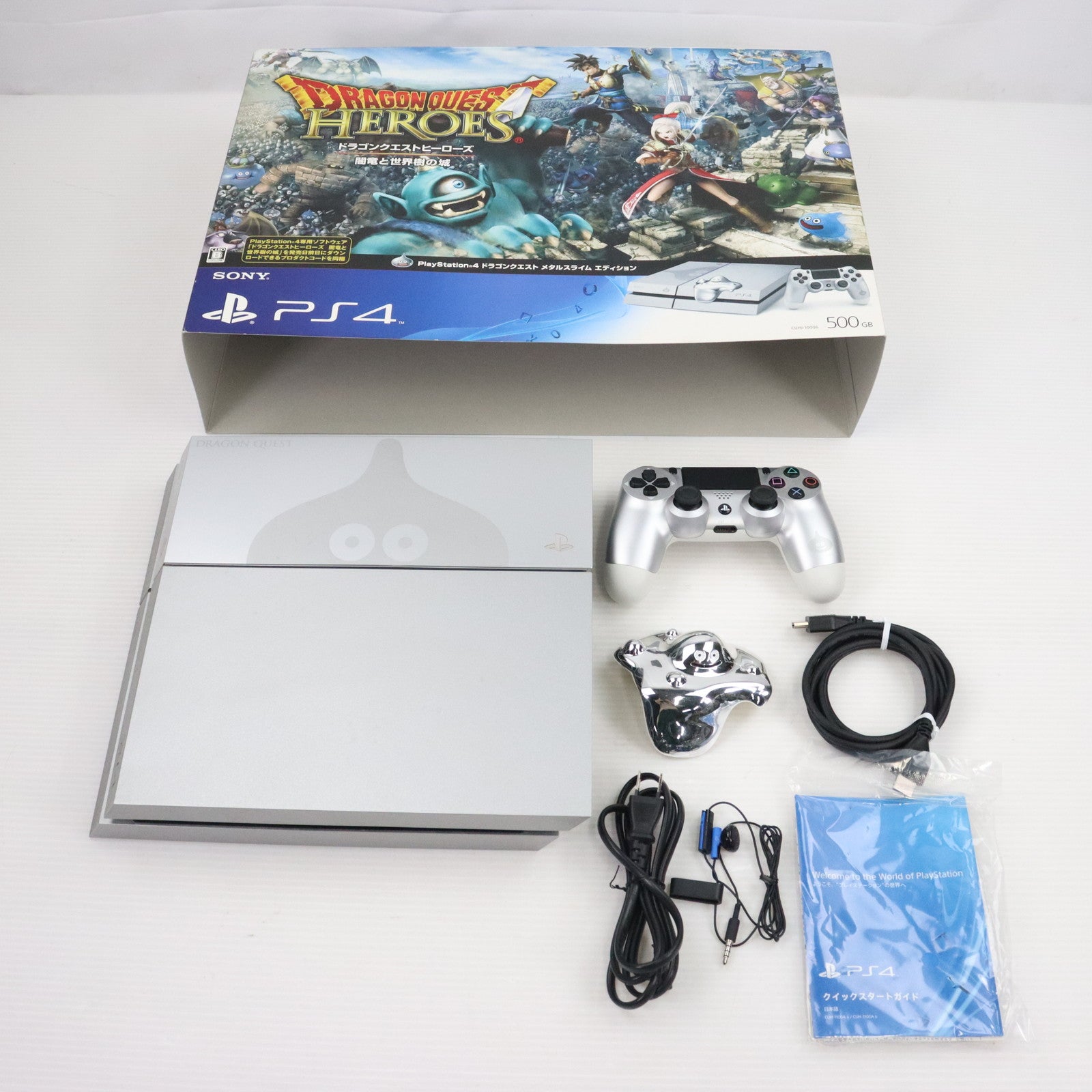 【中古即納】[本体][PS4]プレイステーション4 PlayStation4 ドラゴンクエスト メタルスライム エディション  500GB(CUHJ-10006)(20141211)