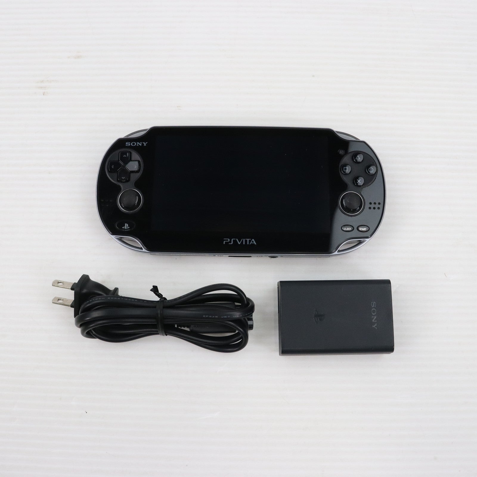 【中古即納】[本体][PSVita]PlayStationVita(プレイステーションVita) 3G/Wi-Fiモデル  クリスタル・ブラック(数量限定版)(PCH-1100AB01)(20111217)