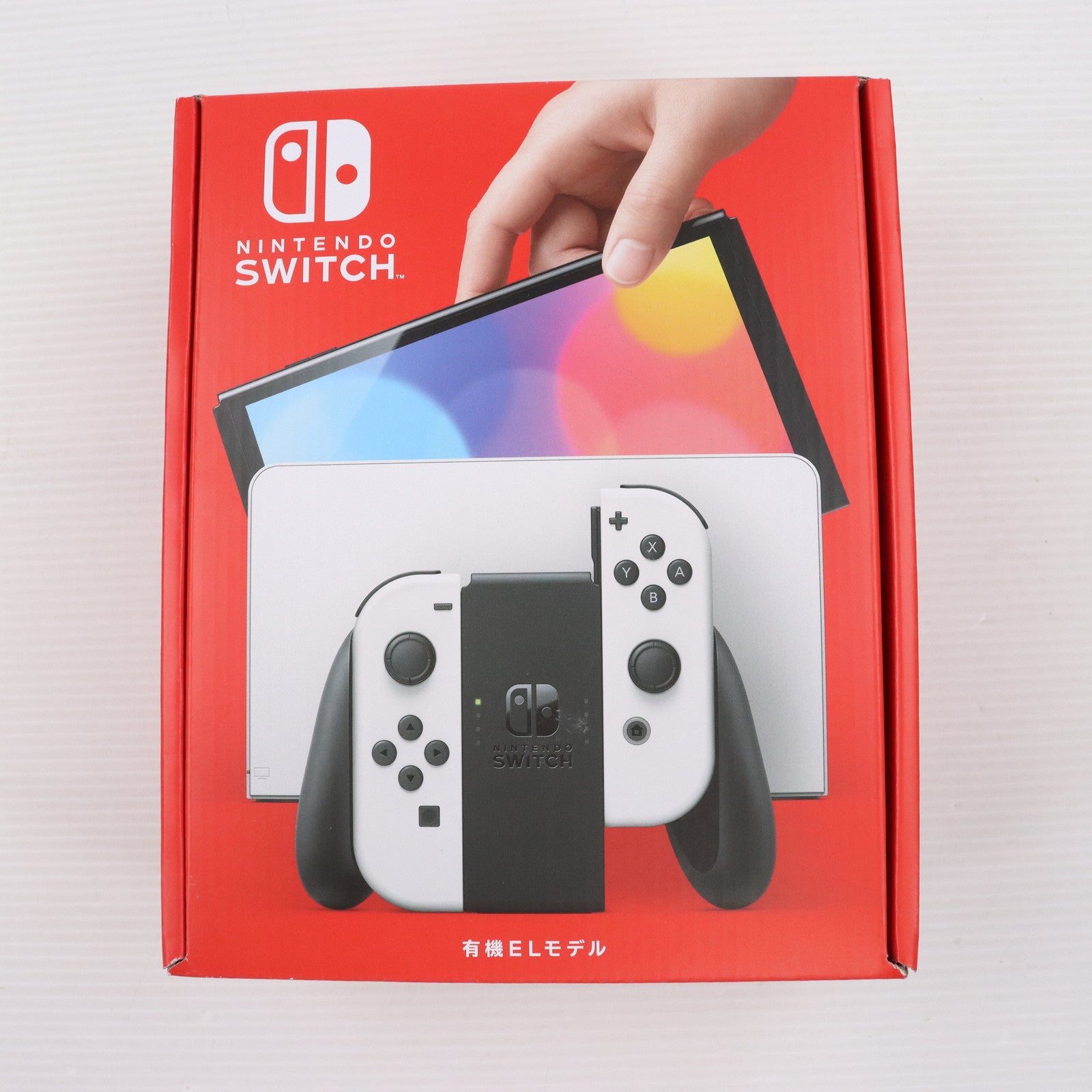 【中古即納】[本体][Switch](未使用)Nintendo Switch(有機ELモデル) ニンテンドースイッチ Joy-Con(L)/(R)  ホワイト(HEG-S-KAAAA)(20211008)