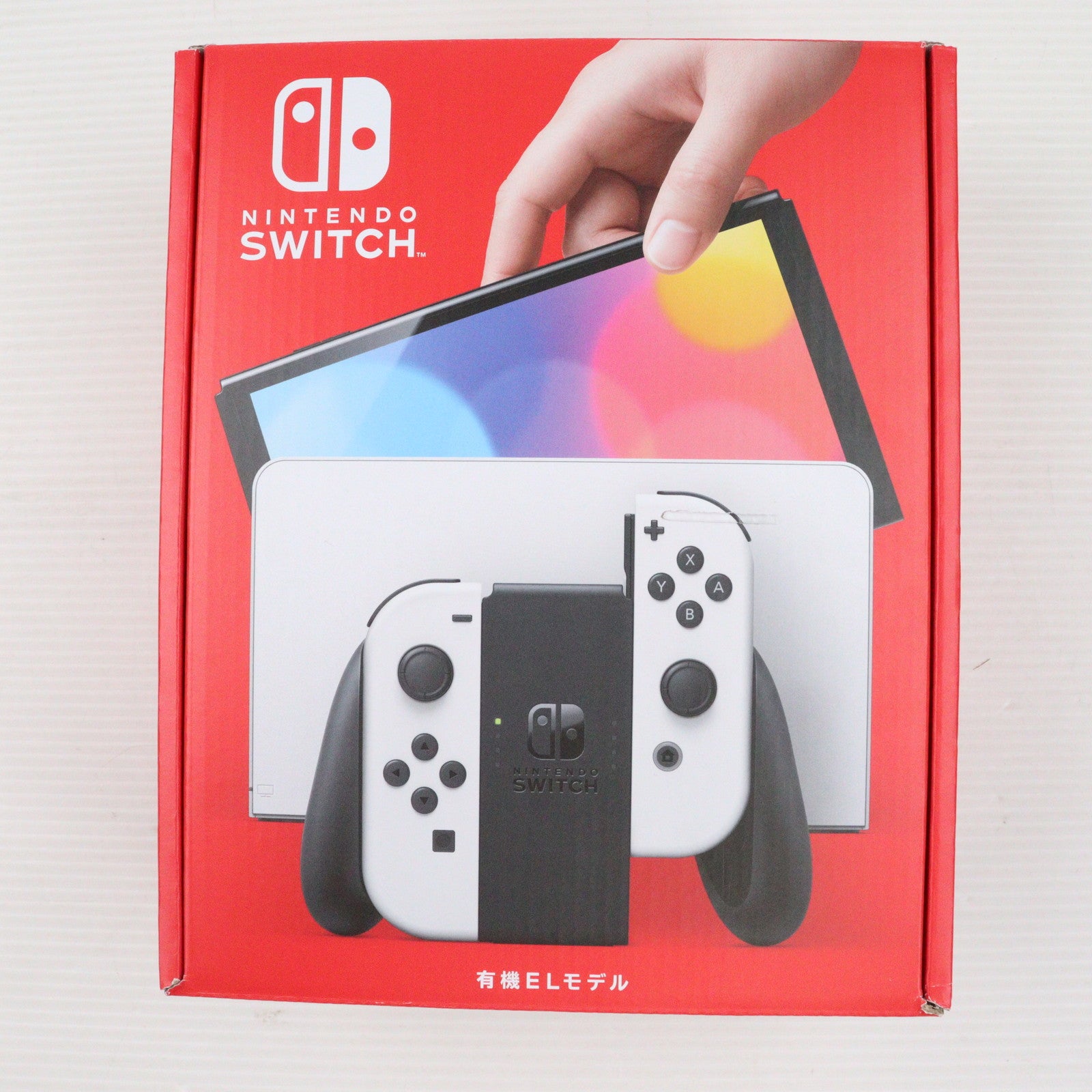 【中古即納】[本体][Switch](未使用)Nintendo Switch(有機ELモデル) ニンテンドースイッチ Joy-Con(L)/(R)  ホワイト(HEG-S-KAAAA)(20211008)