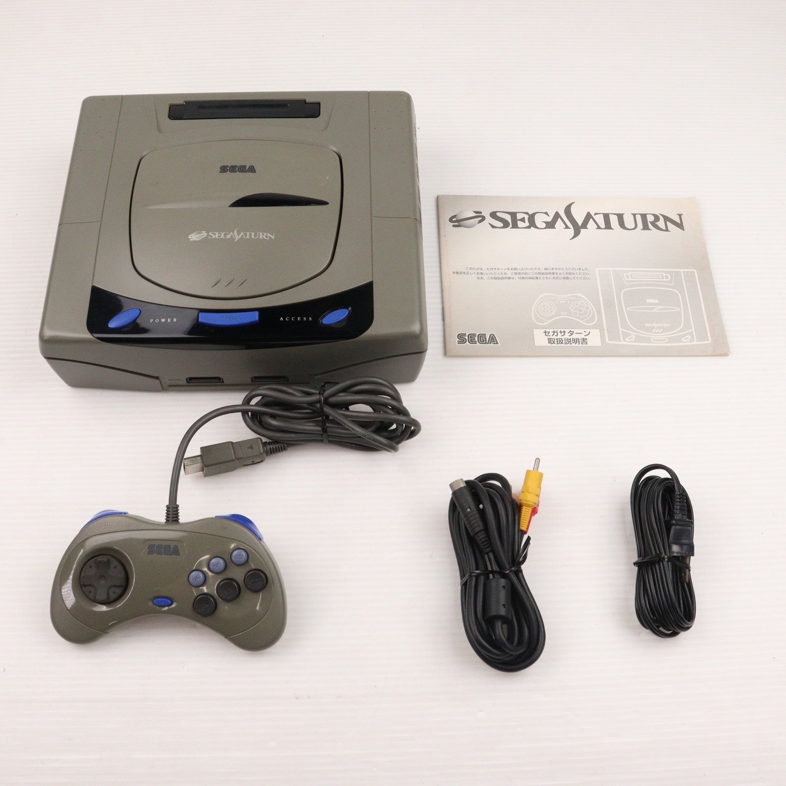 【中古即納】[本体][SS] セガサターン グレー セガ(HST-3200) (19941122)