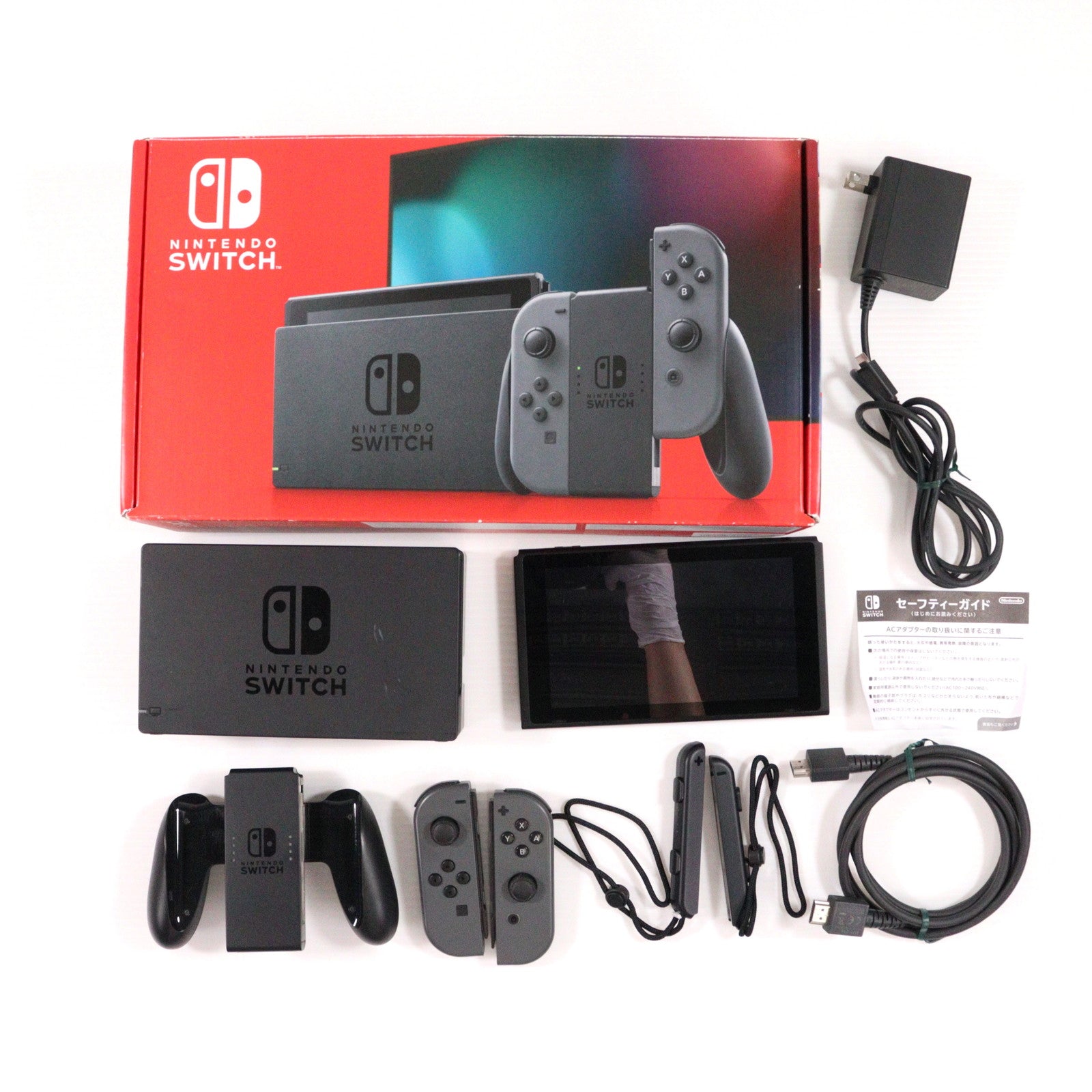『中古即納』{本体}{Switch}Nintendo Switch(ニンテンドースイッチ) Joy-Con(L) ネオンブルー/(R) ネオンレッド(HAD-S-KABAA)(20190830) 中古)Nintendo Switch 本体 中古即納[本体][Switch]Nintendo Switch