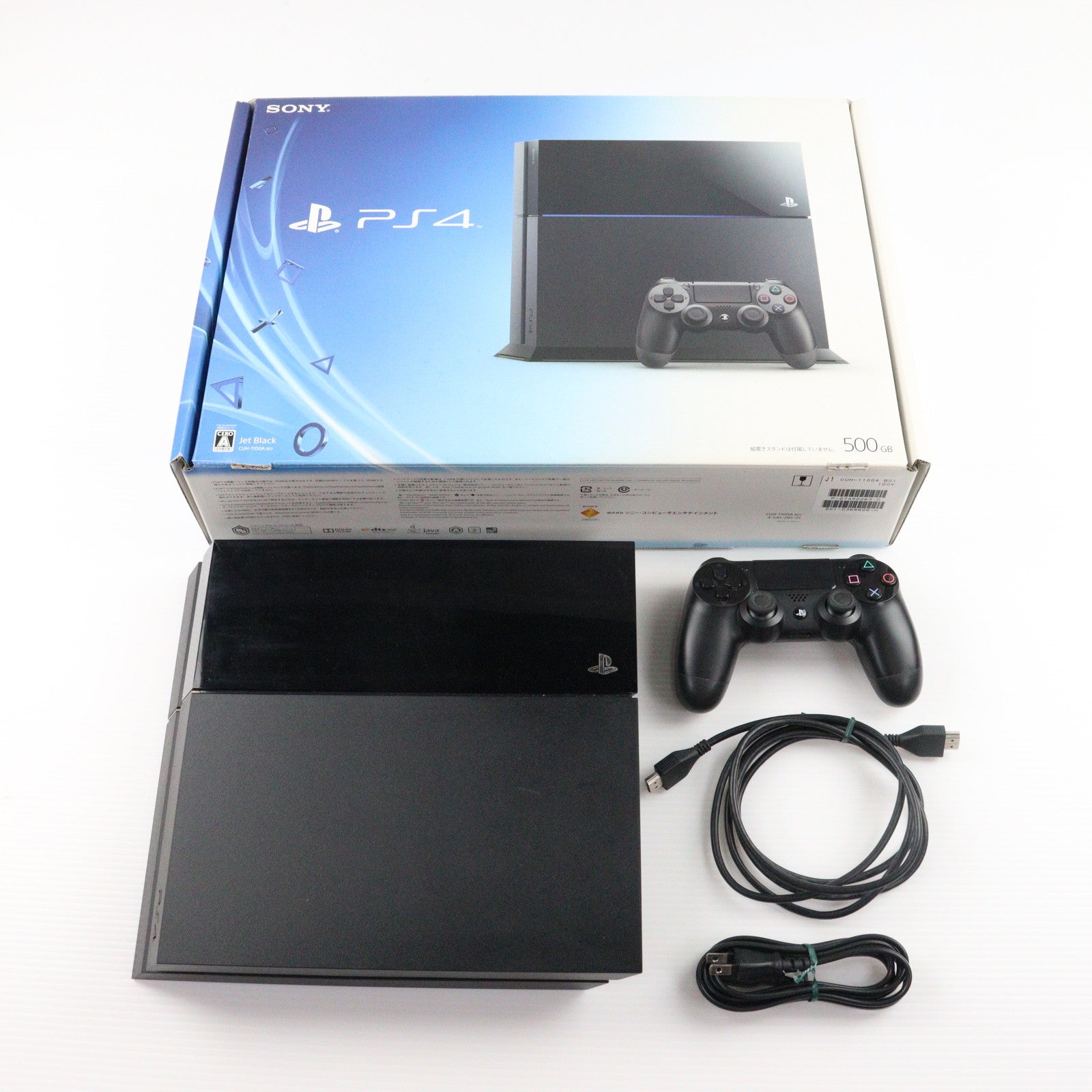 中古】PS4本体 1100Aブラック 500GBモデル