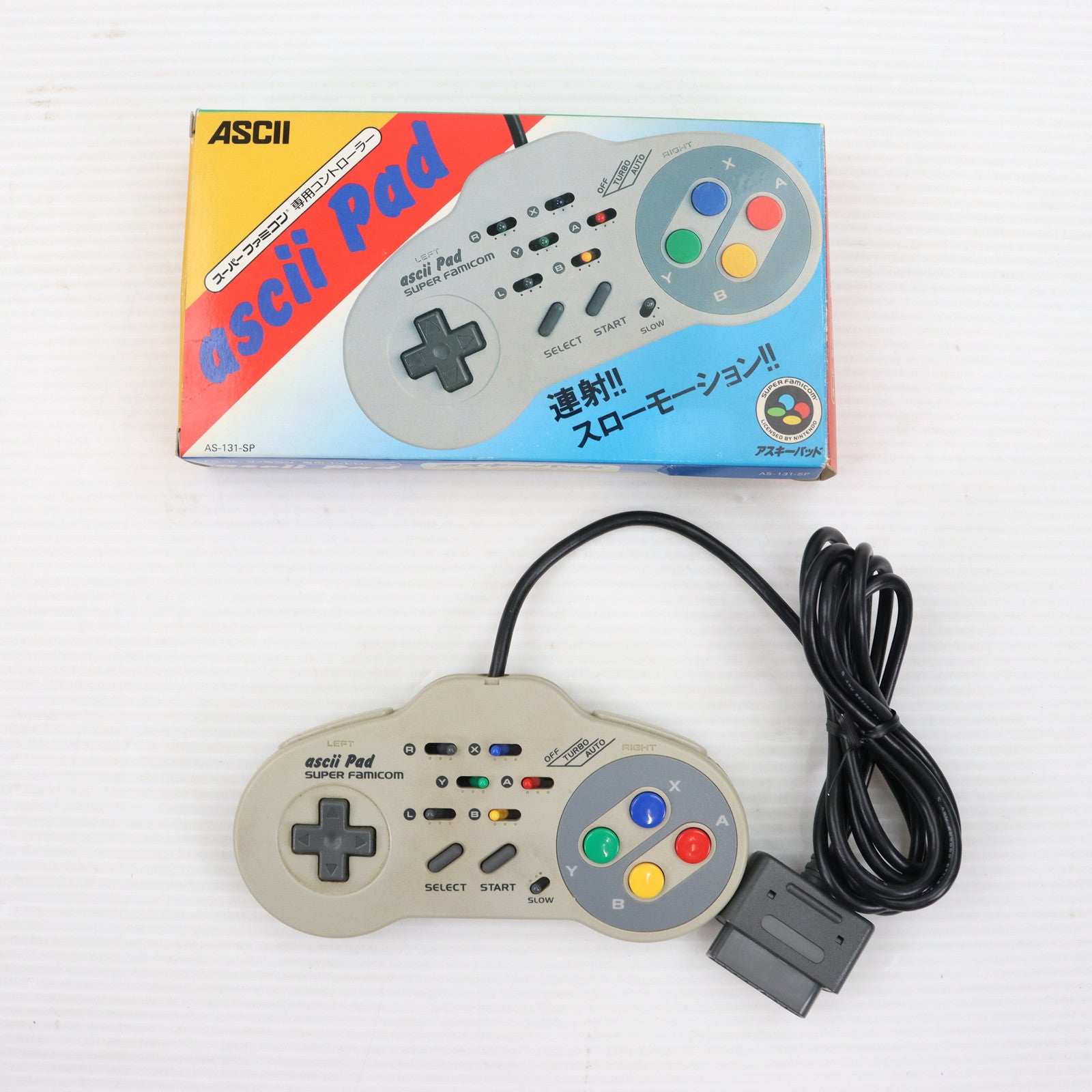 【中古即納】[ACC][SFC]スーパーファミコン専用コントローラー アスキーパッド(ascii pad) 任天堂ライセンス商品  アスキー(AS-131-SP)(19910920)