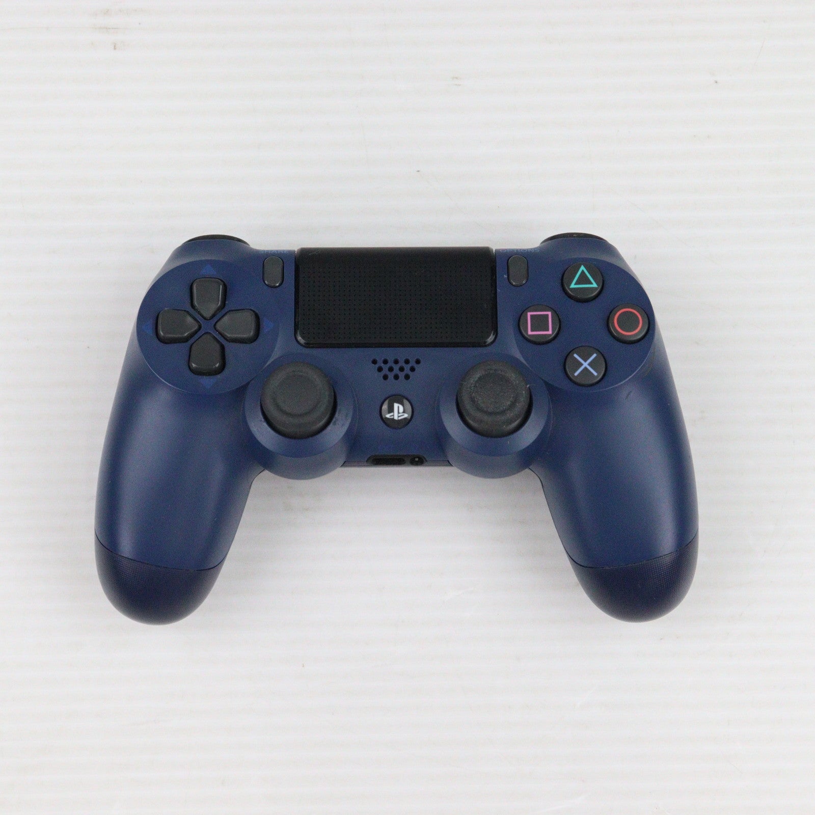 中古即納】[ACC][PS4]ワイヤレスコントローラー DUALSHOCK4(デュアルショック4) ミッドナイト・ブルー  SIE(CUH-ZCT2J22)