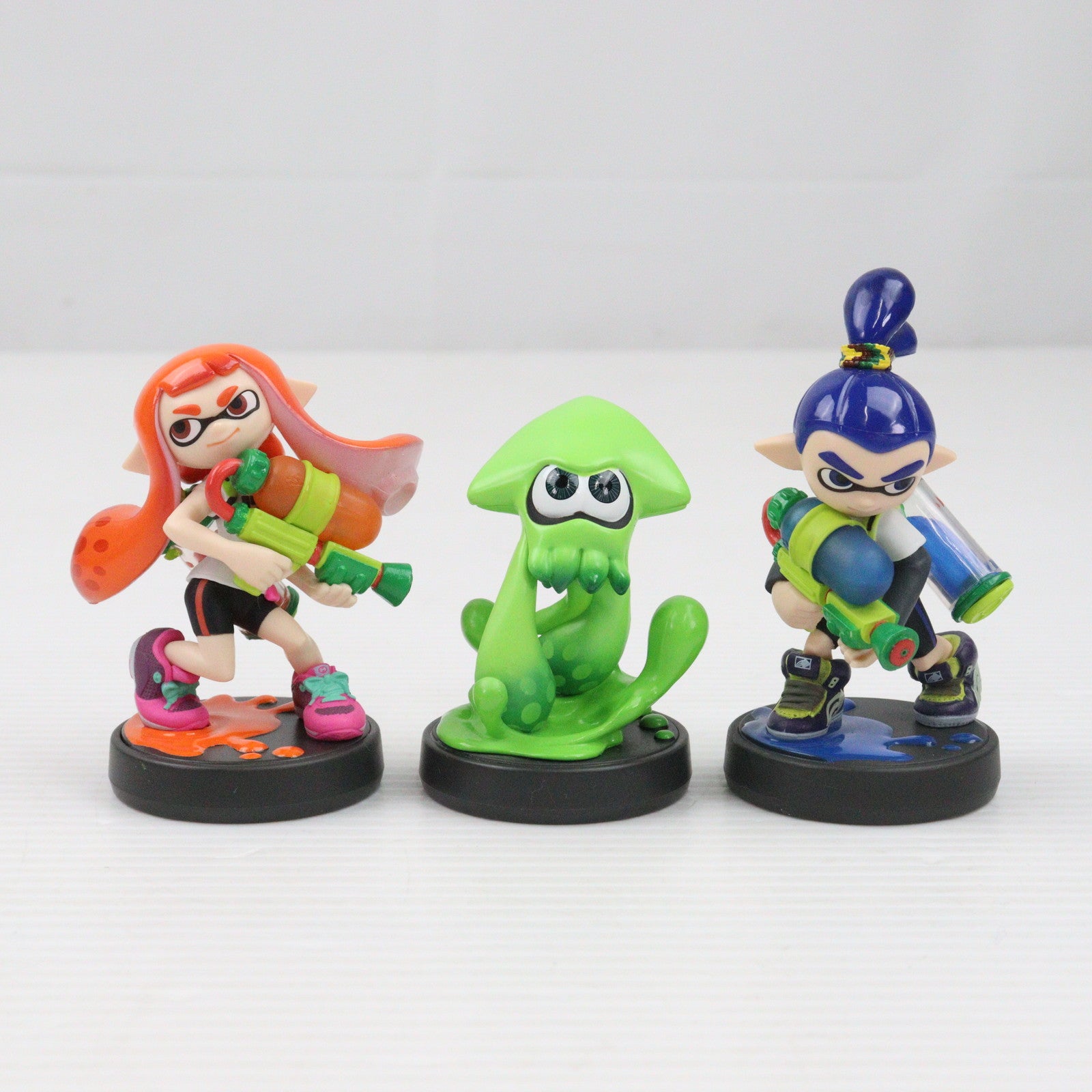 中古即納】[ACC][Switch]amiibo(アミーボ) トリプルセット[ガール/イカ/ボーイ](スプラトゥーンシリーズ)  任天堂(NVL-E-AE3A)