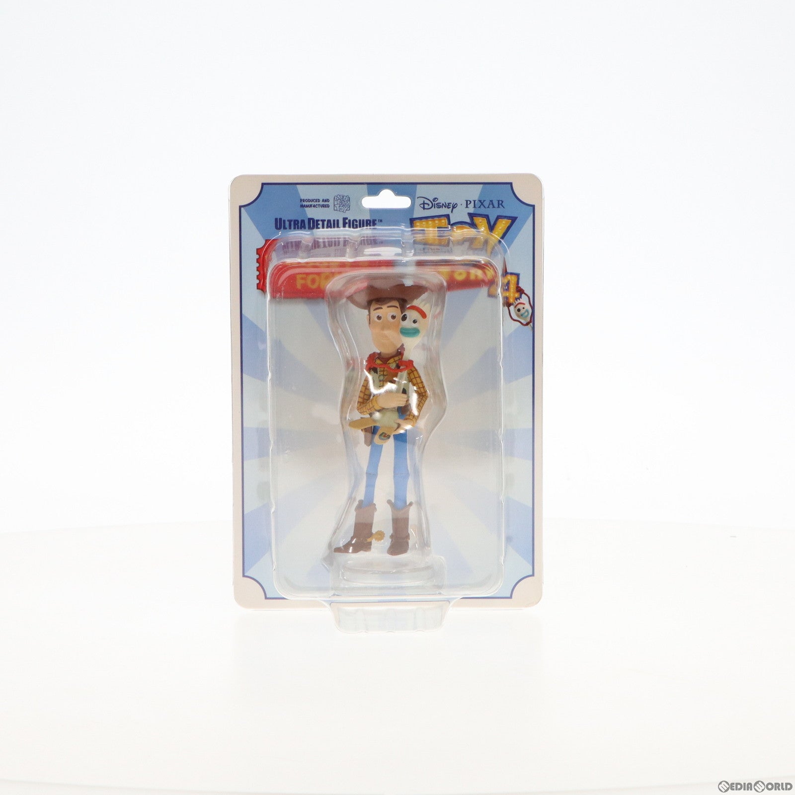 【中古即納】[FIG]ウルトラディテールフィギュア No.500 UDF WOODY & FORKY(ウッディ&フォーキー) TOY STORY  4(トイ・ストーリー4) 完成品 フィギュア メディコム・トイ(20190824)