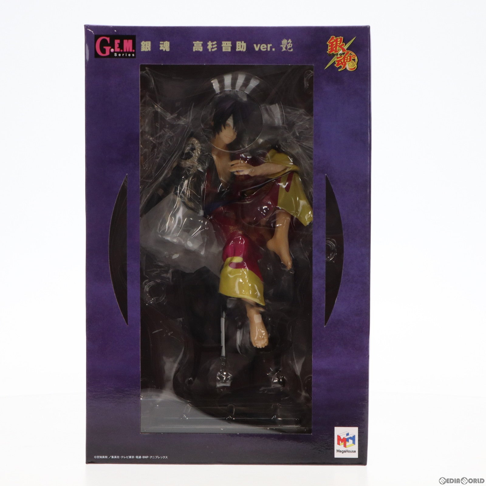 【中古即納】[FIG]G.E.M.シリーズ 高杉晋助ver.艶(たかすぎしんすけ) 銀魂 1/8 完成品 フィギュア  アニメイト&一部オンラインショップ限定 メガハウス(20151026)