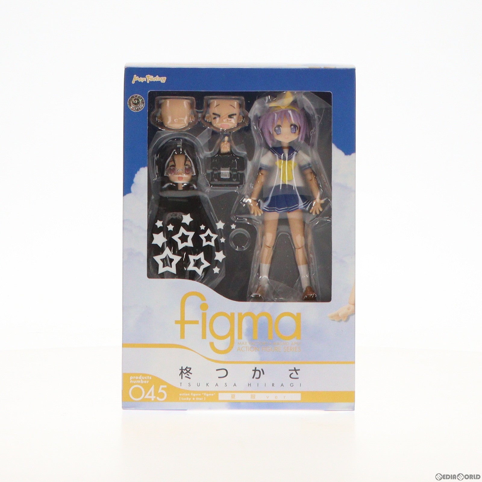 中古即納】[FIG]figma(フィグマ) 045 柊つかさ(ひいらぎつかさ) 夏服ver. TVアニメ らき☆すた 完成品 可動フィギュア  マックスファクトリー