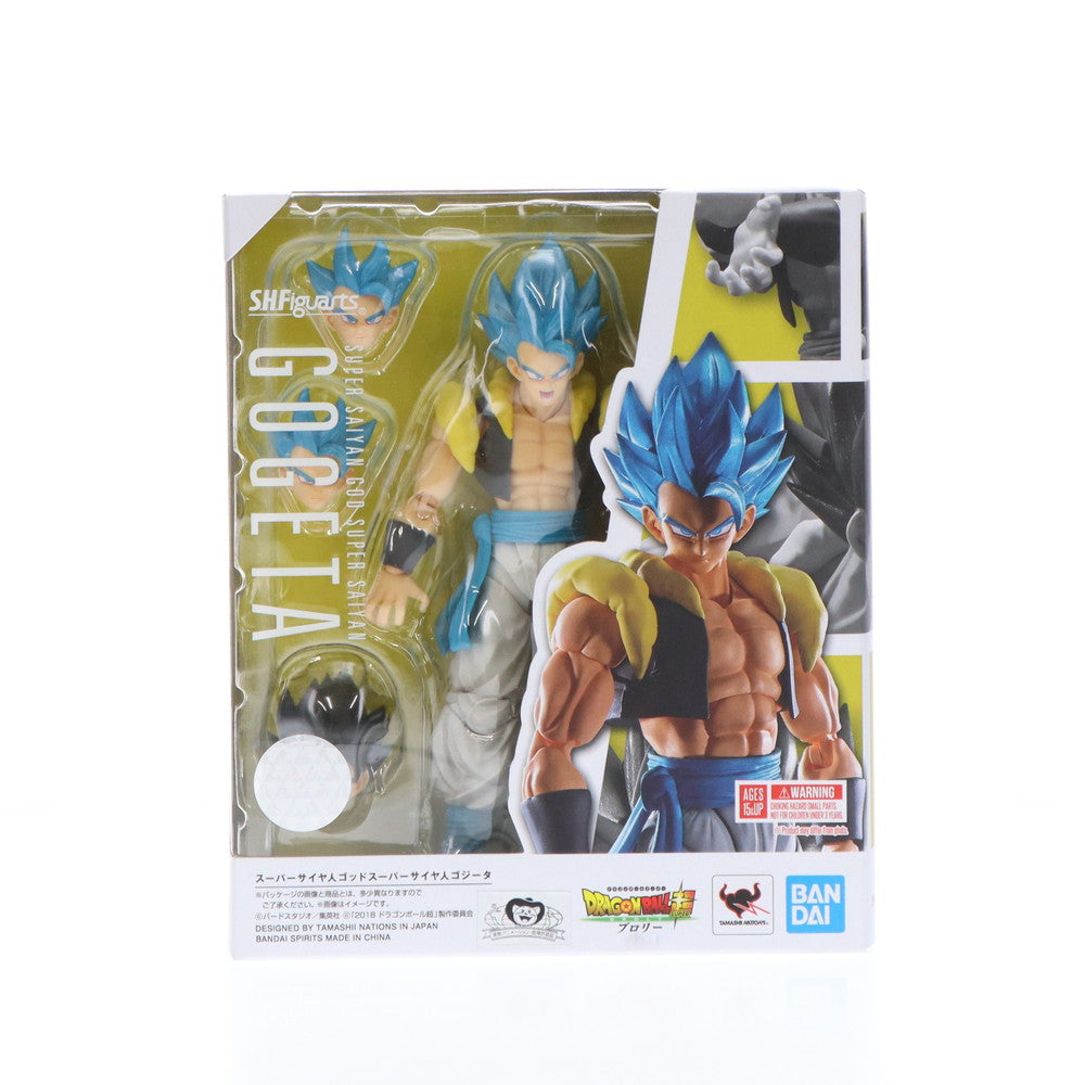 中古即納】[FIG]S.H.Figuarts(フィギュアーツ) スーパーサイヤ人ゴッドスーパーサイヤ人ゴジータ ドラゴンボール超(スーパー) ブロリー  完成品 可動フィギュア バンダイスピリッツ