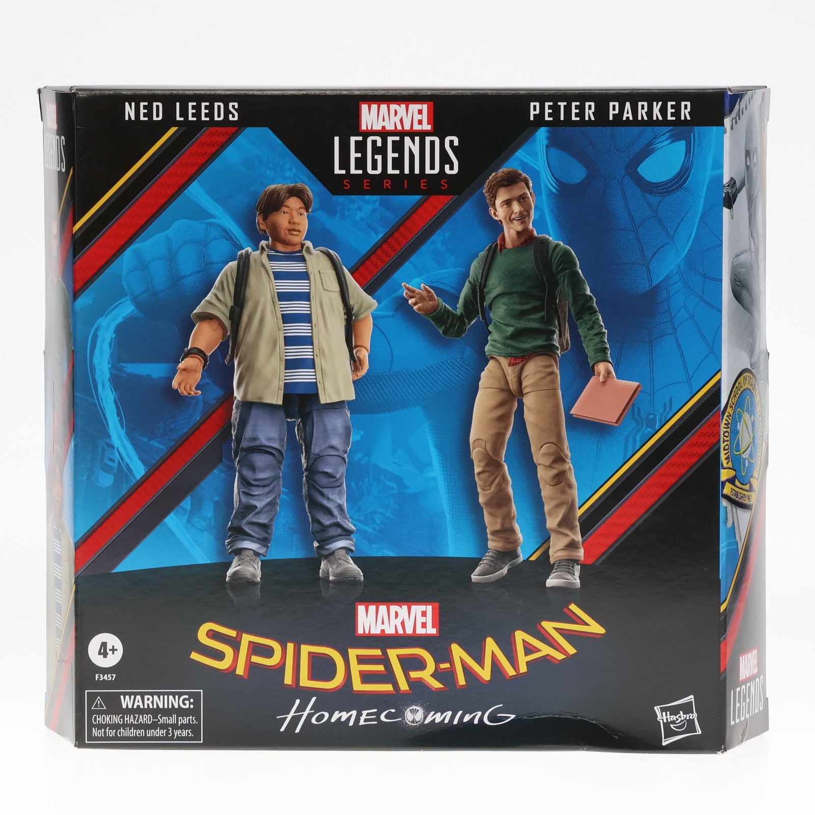 【中古即納】[FIG]トイサピエンス限定 マーベル・レジェンド スパイダーマン60周年記念シリーズ 2パック  ピーター・パーカー&ネッド・リード[映画『スパイダーマン:ホームカミング』] 完成品 6インチ・アクションフィギュア(F3457)  ハズブロ/ホットトイズ(20220831)