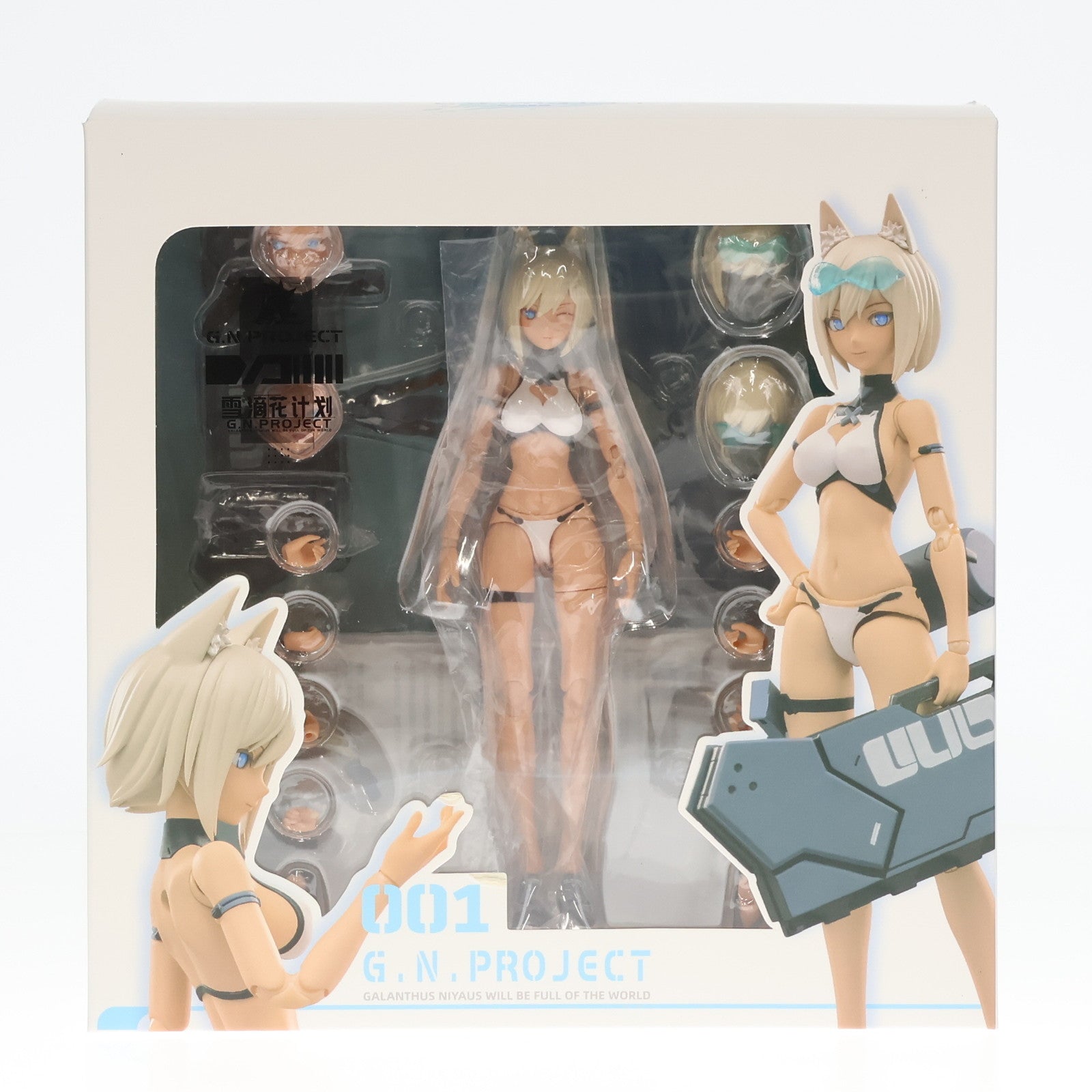 【中古即納】[FIG]予約特典付属 G.N.PROJECT 第1.5弾 WOLF-001 水着素体・武装セット 1/12 完成品 可動フィギュア  SNAIL SHELL(蝸之殻)(20210519)