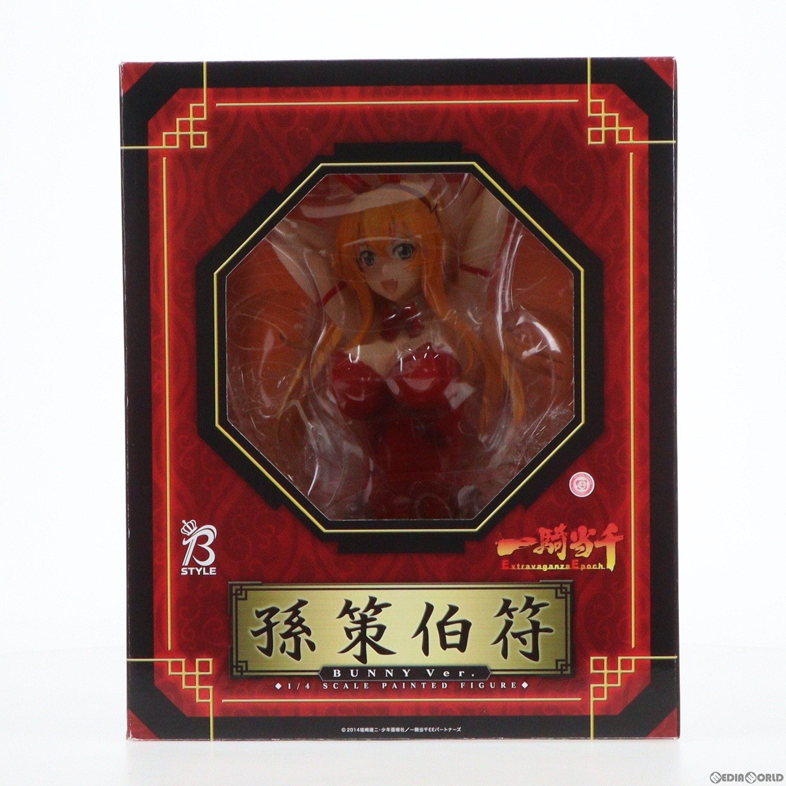 中古即納】[FIG]孫策伯符(そんさくはくふ) バニーVer. 一騎当千 Extravaganza Epoch(エクストラバガンザ エポック) 1/4  完成品 フィギュア FREEing(フリーイング)