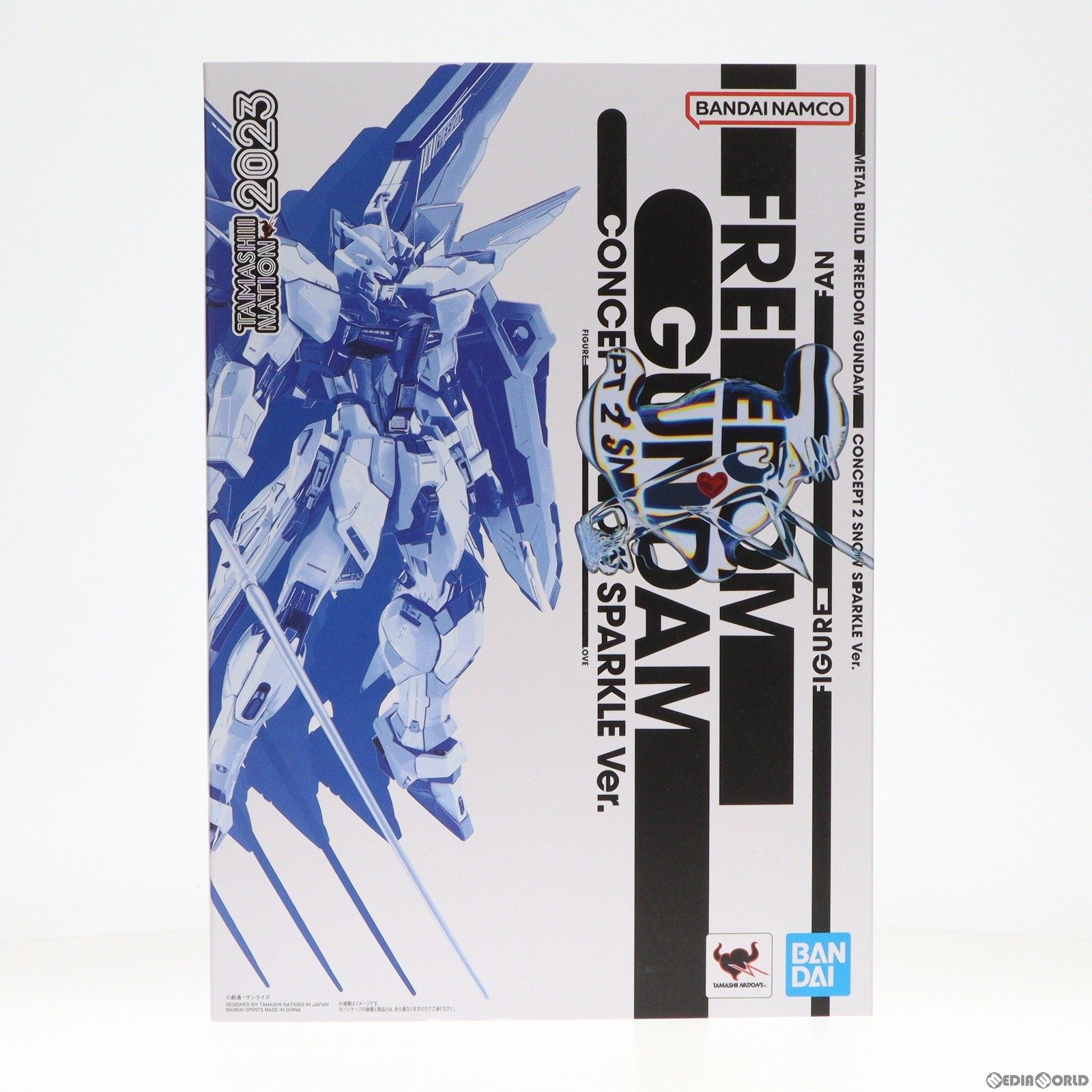 中古即納】[FIG]METAL BUILD フリーダムガンダム CONCEPT 2 SNOW SPARKLE Ver. 機動戦士ガンダムSEED(シード)  完成品 可動フィギュア TAMASHII NATION 2023&事後通販限定 バンダイスピリッツ