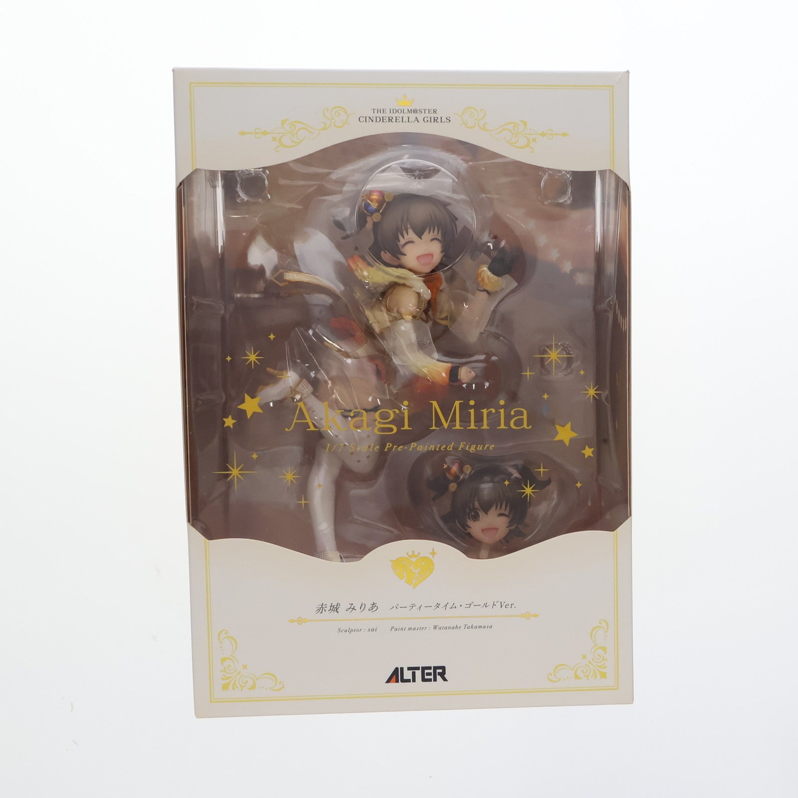 【中古即納】[FIG]赤城みりあ(あかぎみりあ) パーティータイム・ゴールドVer. アイドルマスター シンデレラガールズ 1/7 完成品 フィギュア  アルター(20150831)