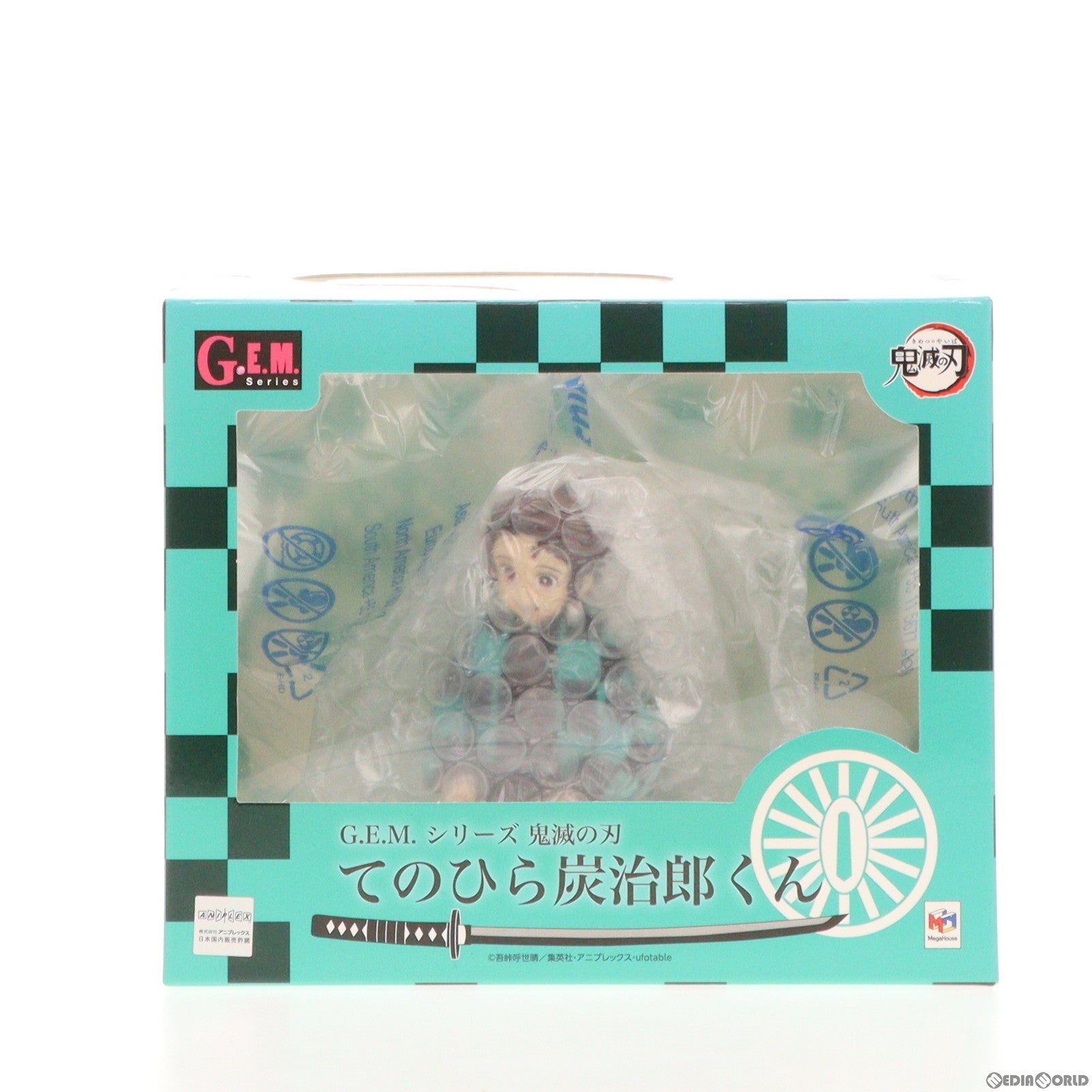 中古即納】[FIG]G.E.M.シリーズ てのひら炭治郎くん 鬼滅の刃 完成品 フィギュア プレミアムバンダイ&メガトレショップ限定 メガハウス