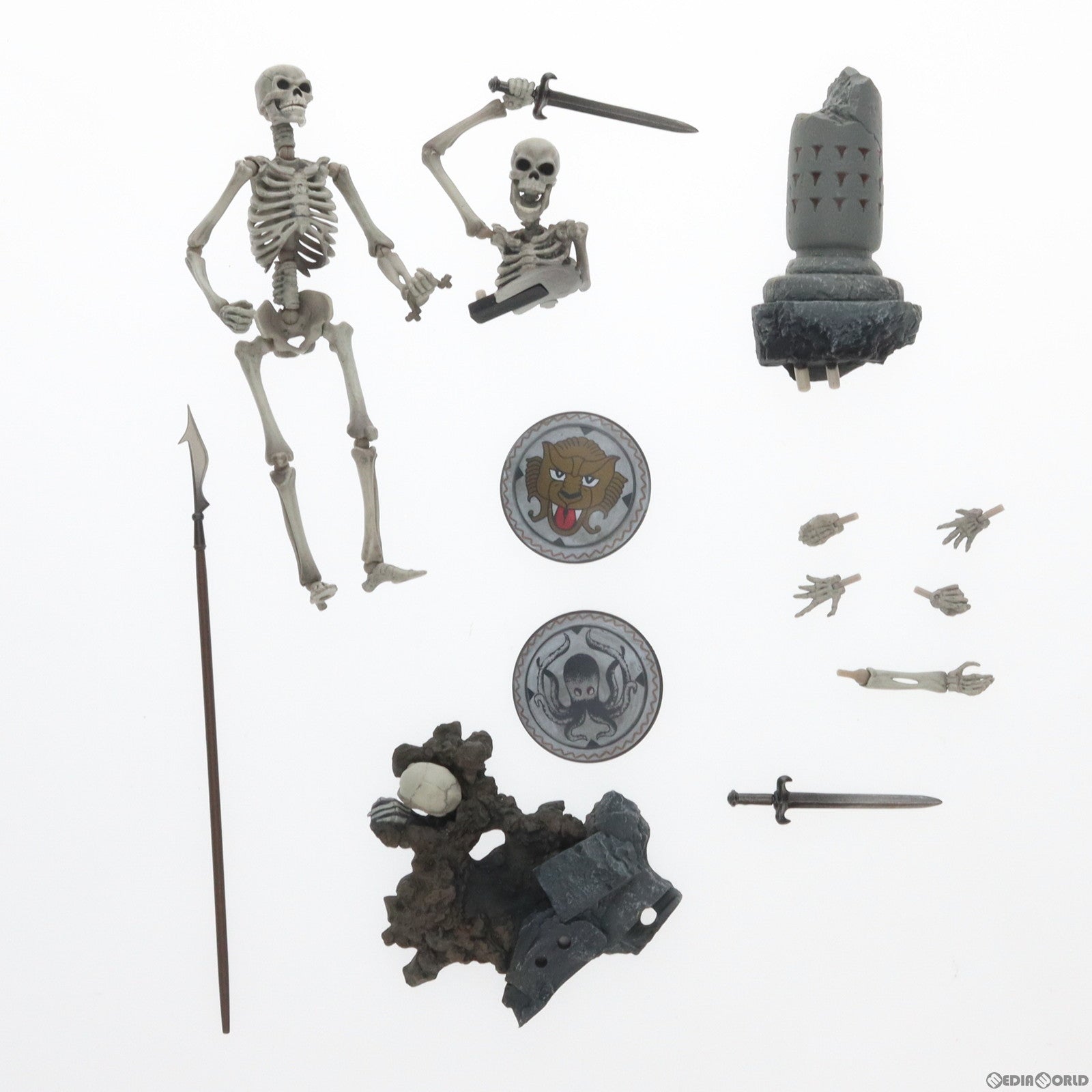 【中古即納】[FIG] 特撮リボルテック No.020 骸骨剣士 アルゴ探検隊の大冒険 完成品 可動フィギュア 海洋堂(20101029)