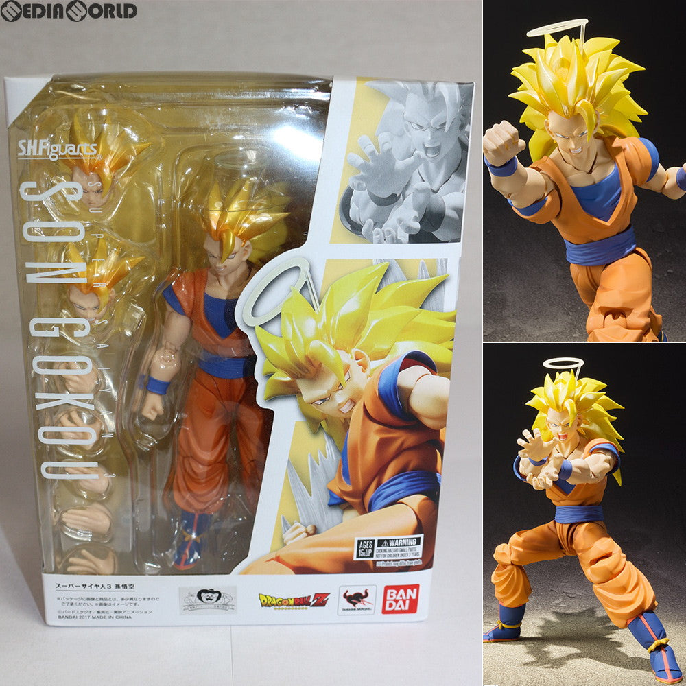 中古即納】[FIG]S.H.Figuarts(フィギュアーツ) スーパーサイヤ人3 孫悟空 ドラゴンボールZ 完成品 可動フィギュア バンダイ